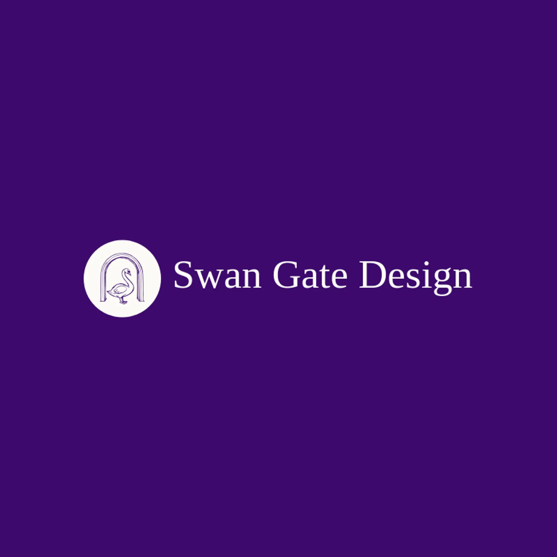 Swan Gate Design logo for swan