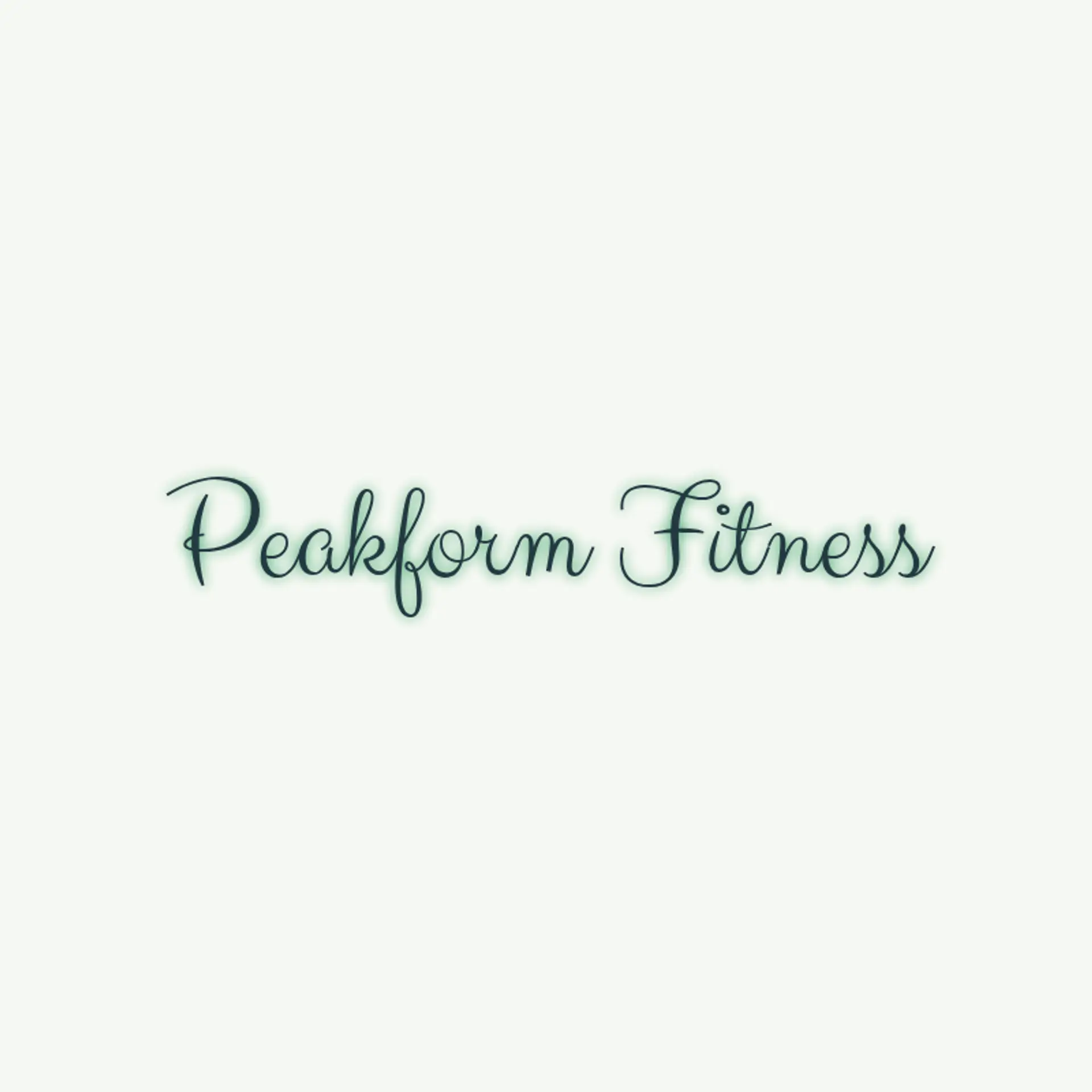 PeakForm Fitness logo for personal training fitness
