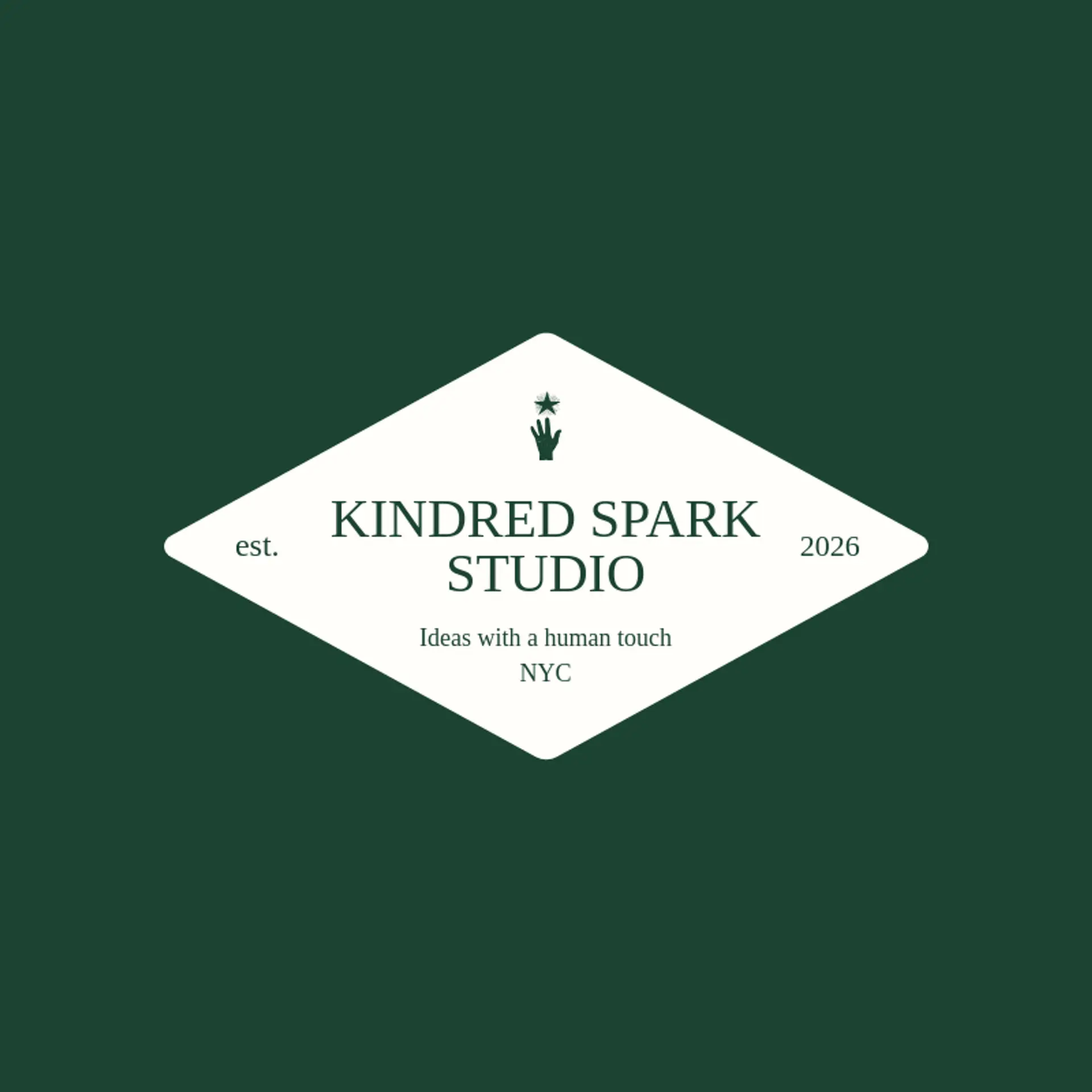 Kindred Spark Studio logo for advertising