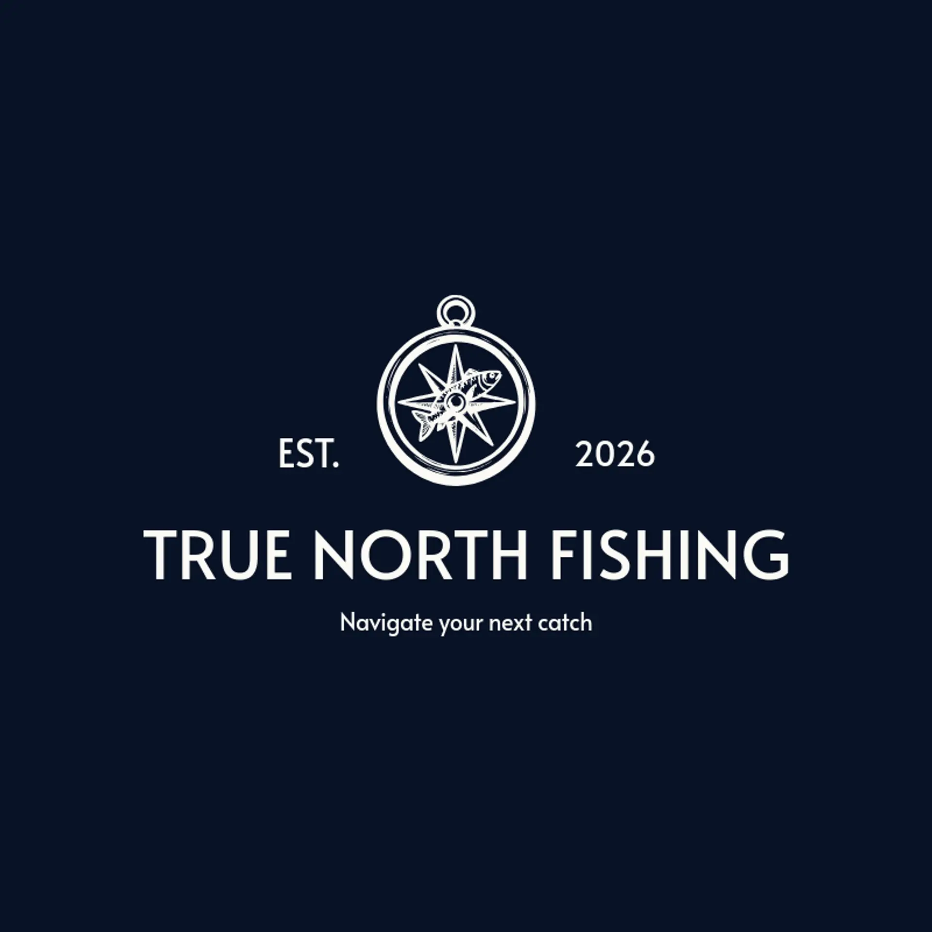 True North Fishing logo for fishing