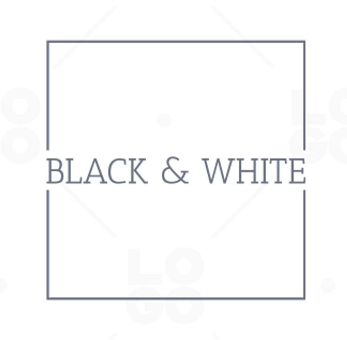 Black+White Logo Maker | LOGO.com
