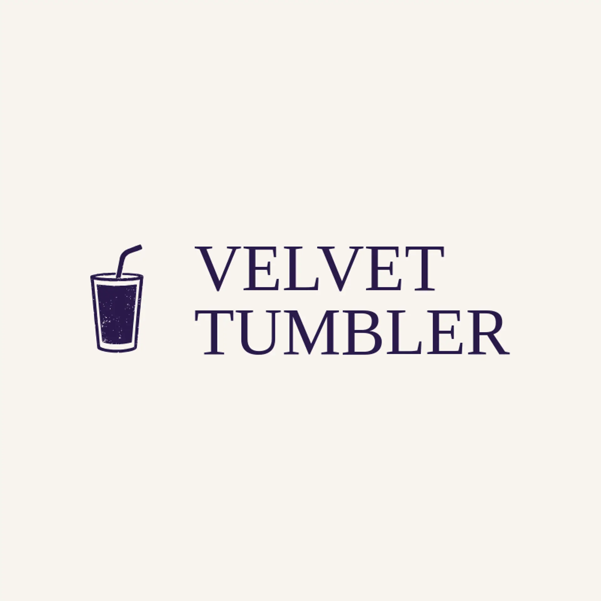 Velvet Tumbler logo for drink