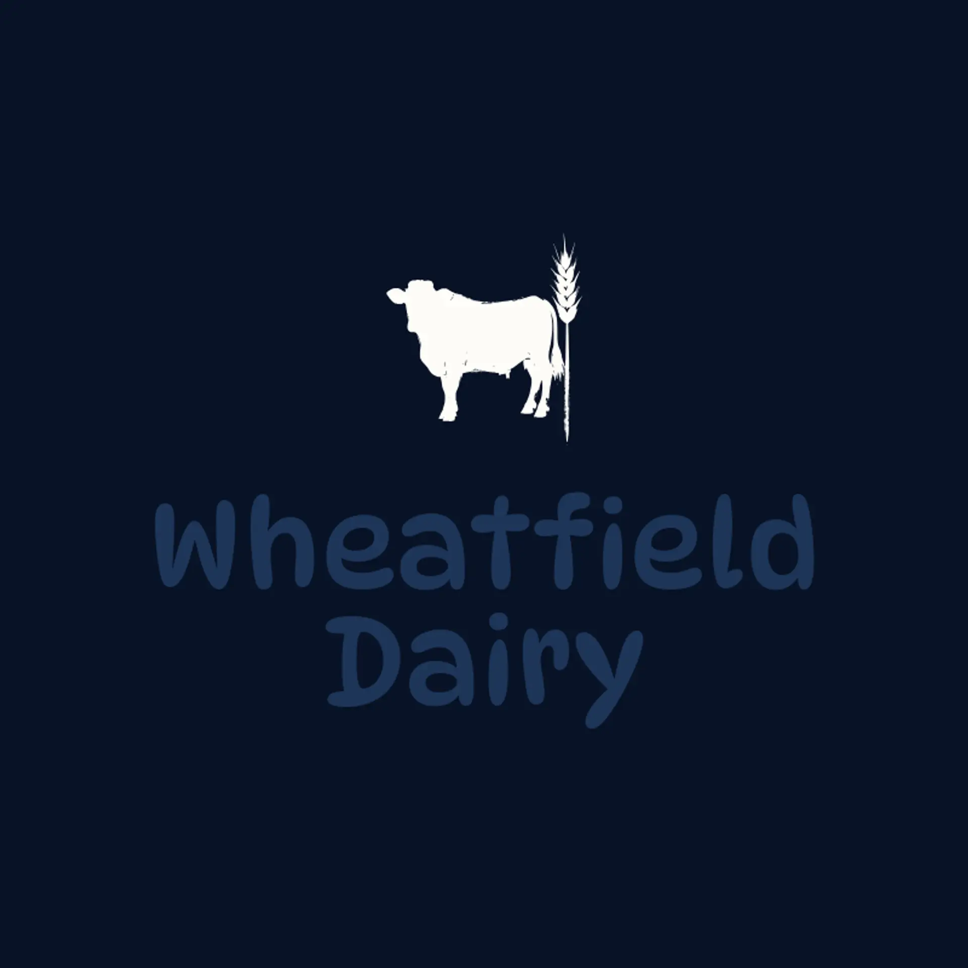 Wheatfield Dairy logo for dairy farm