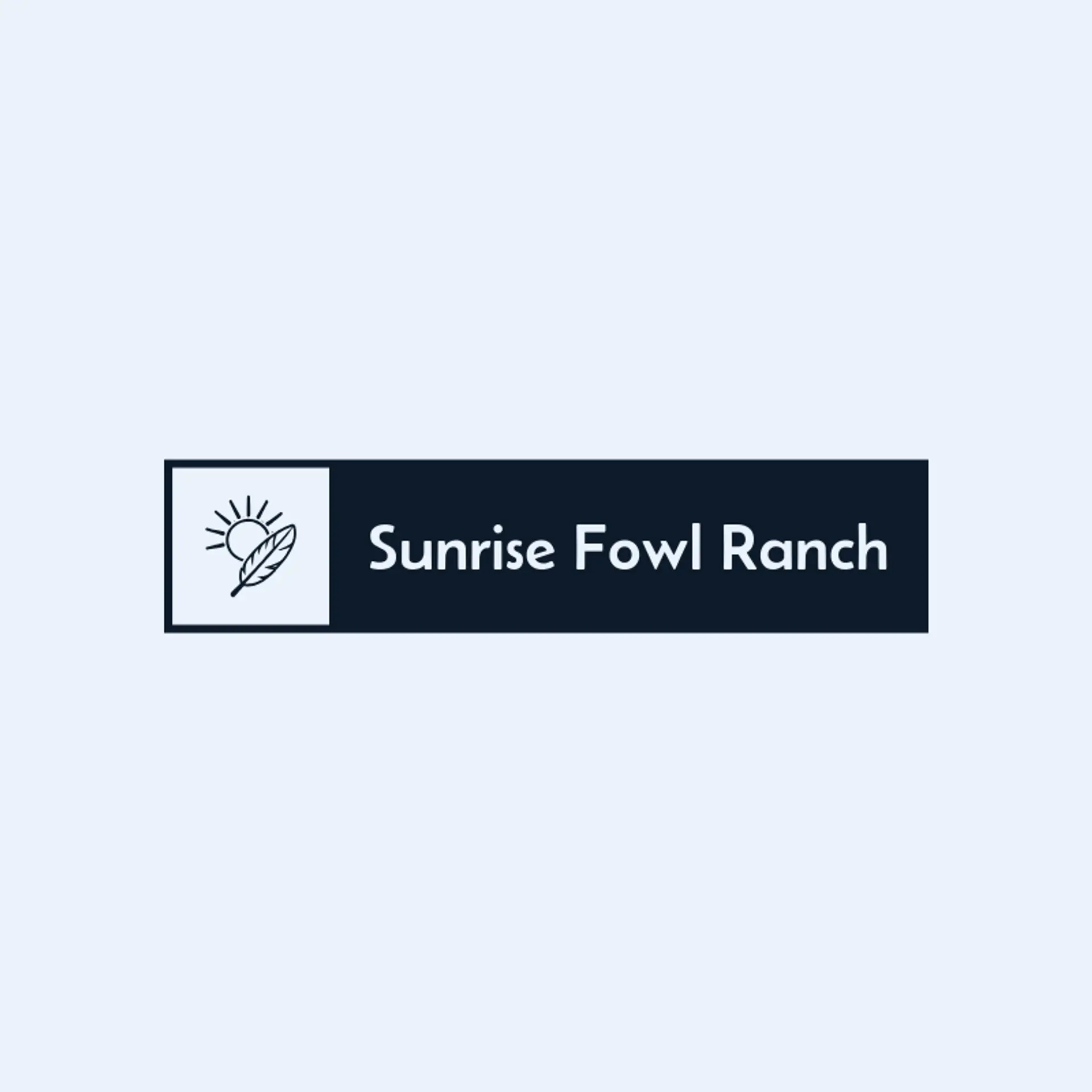 Sunrise Fowl Ranch logo for gamefowl
