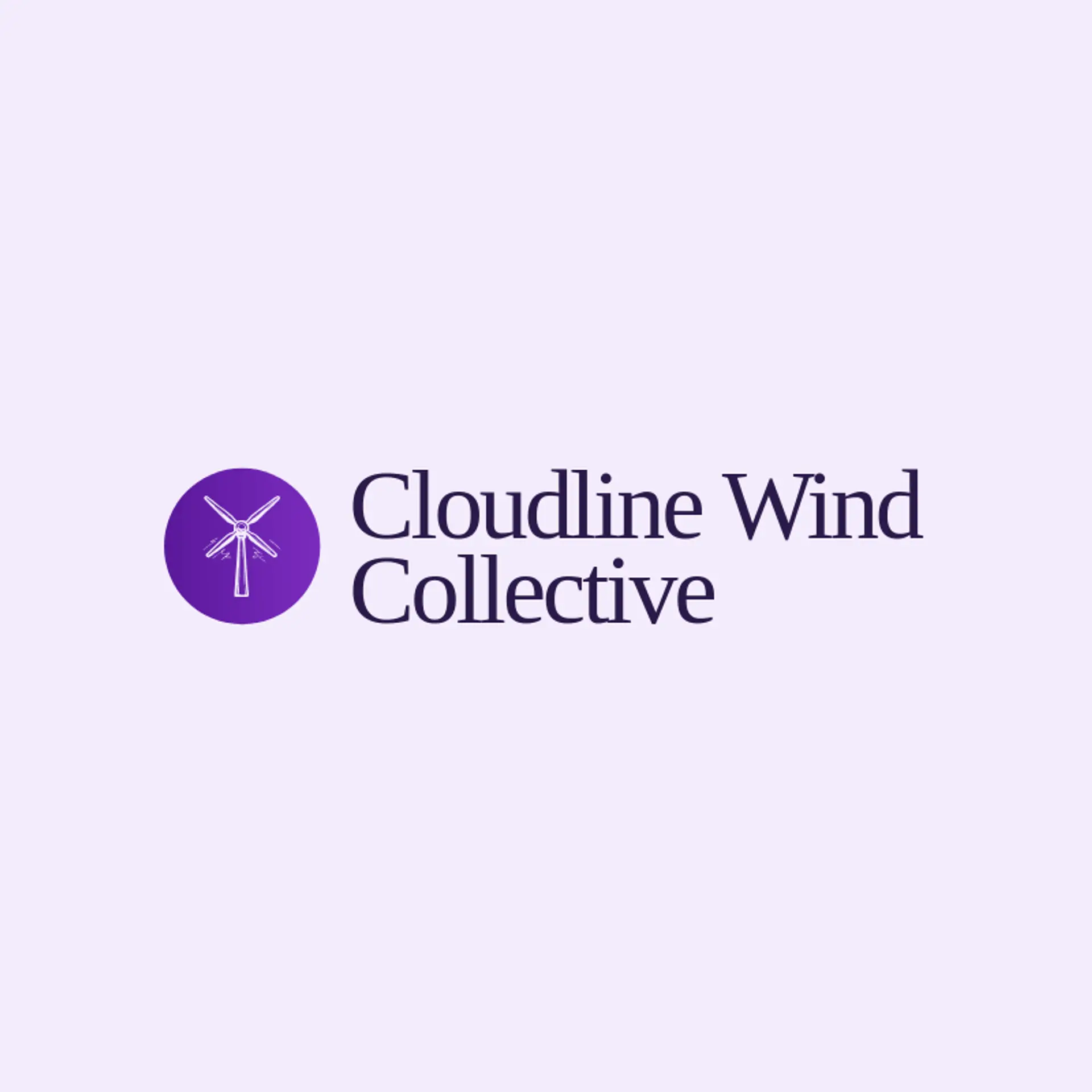 Cloudline Wind Collective logo for wind