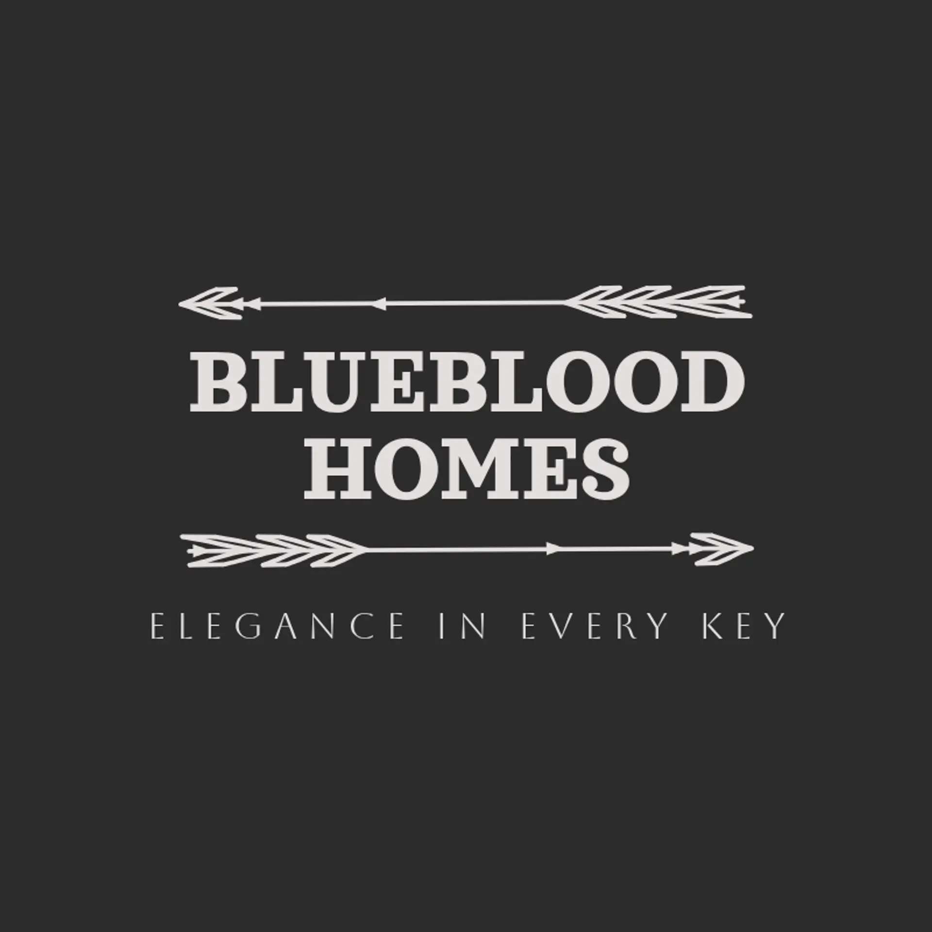 Blueblood Homes logo for classy real estate
