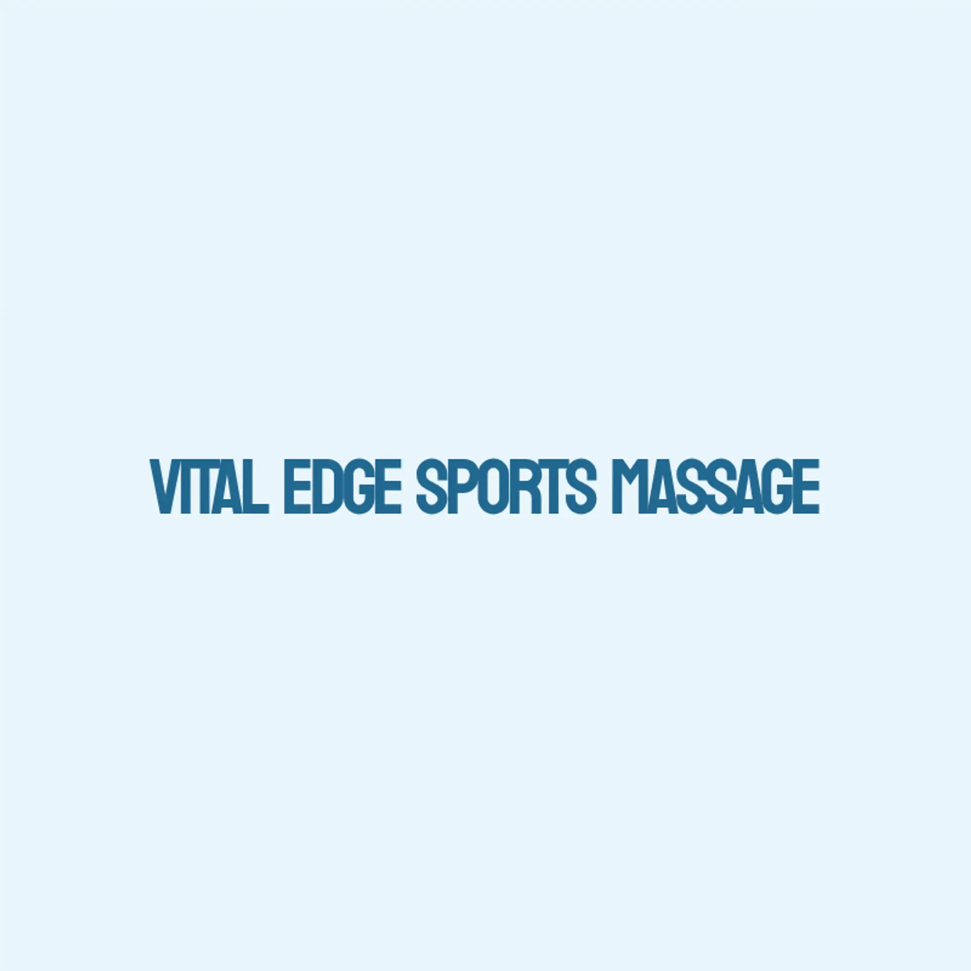 Vital Edge Sports Massage logo for sports massage