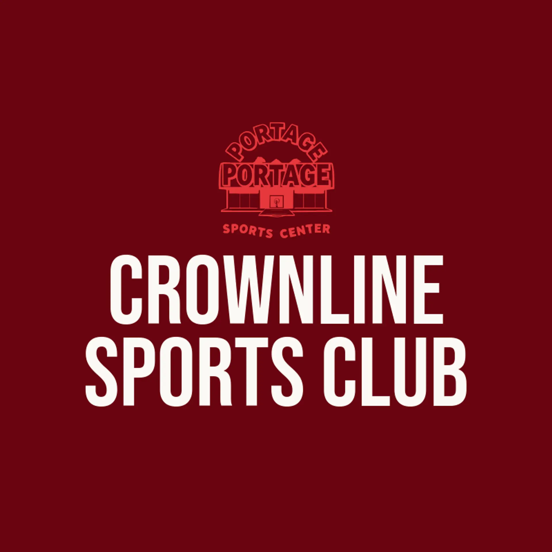 Crownline Sports Club logo for sports center