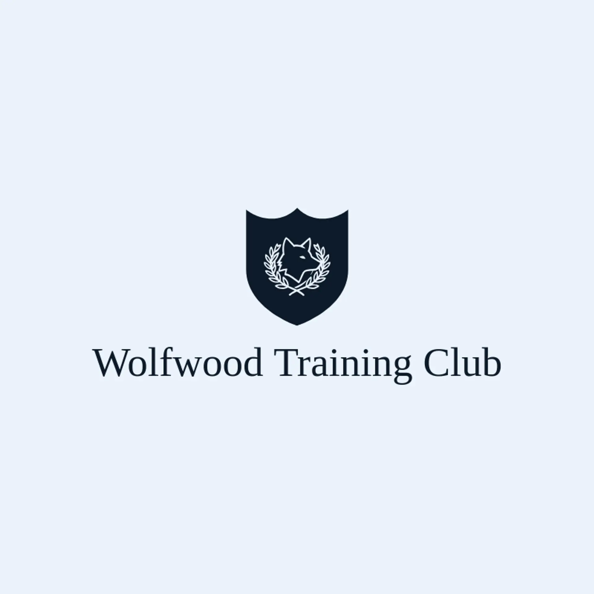 Wolfwood Training Club logo for wolf head
