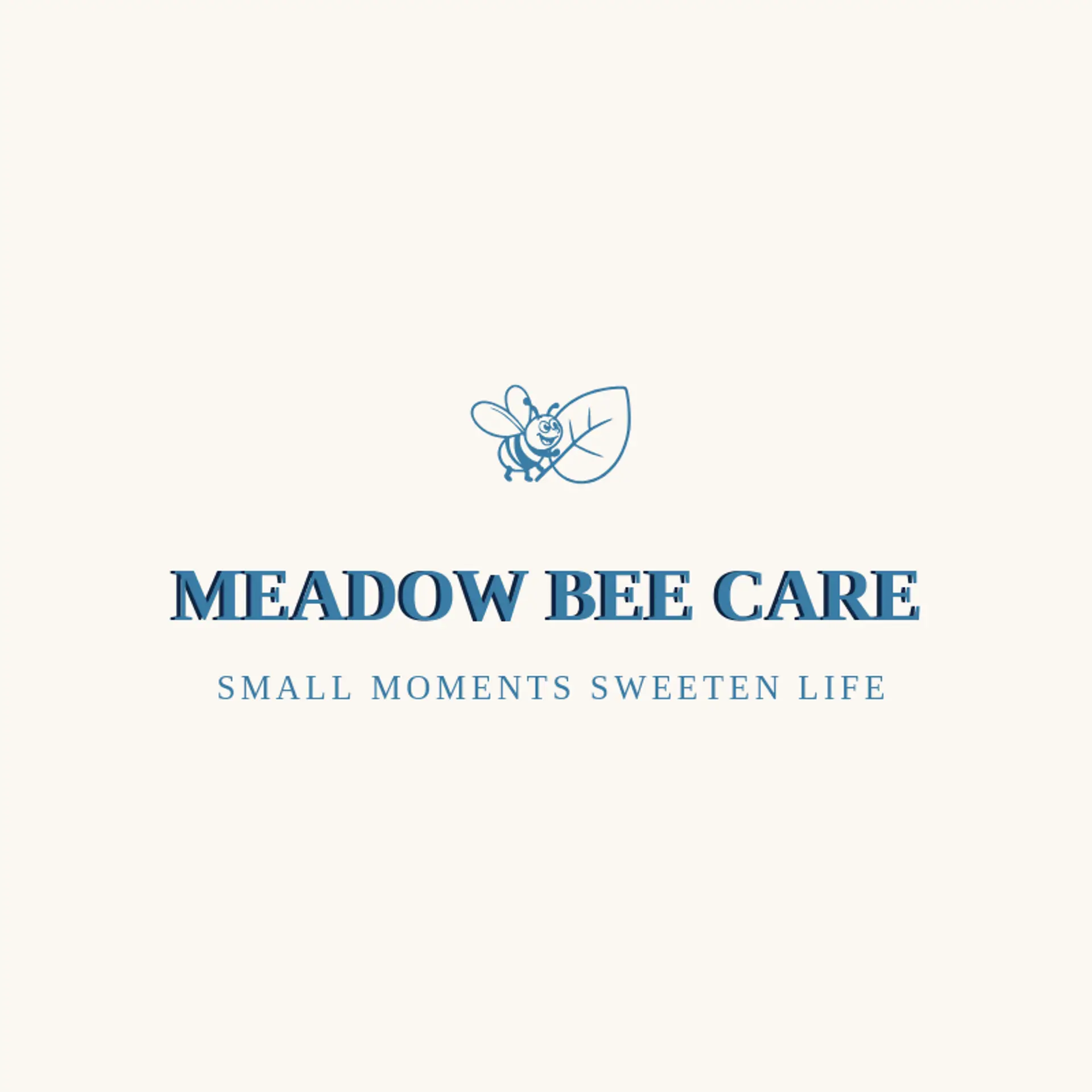 Meadow Bee Care logo for childcare