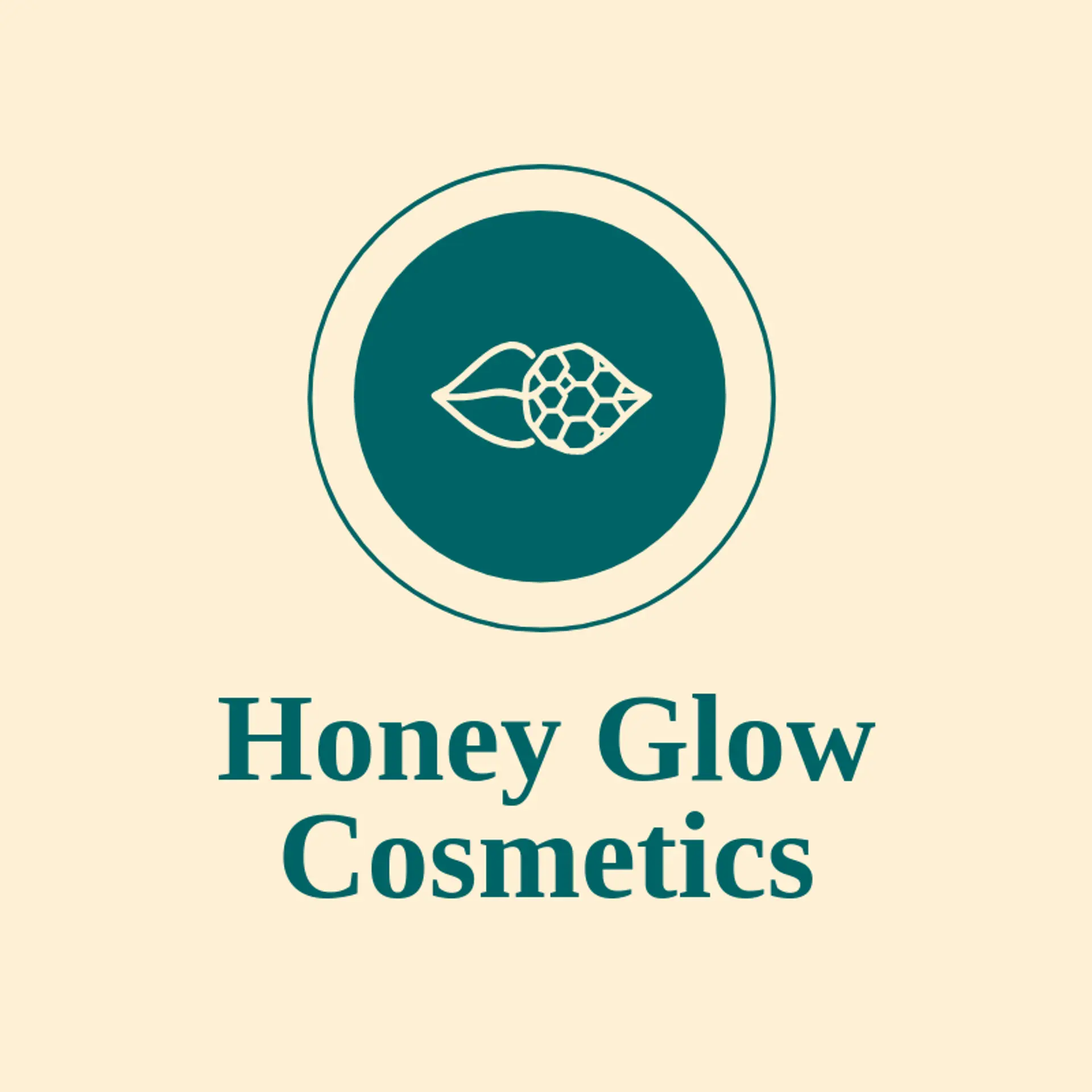 Honey Glow Cosmetics logo for lips