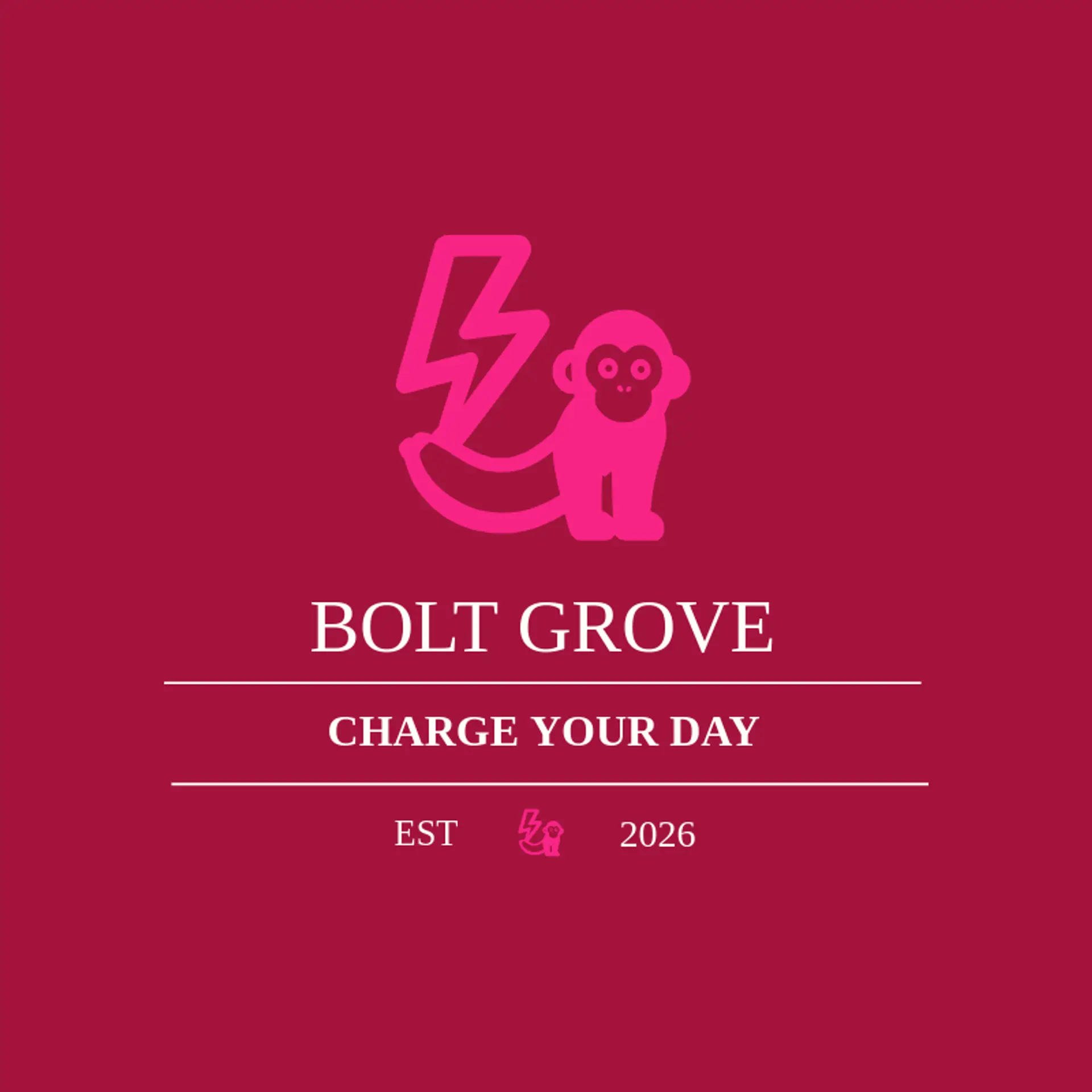 Bolt Grove logo for monkey