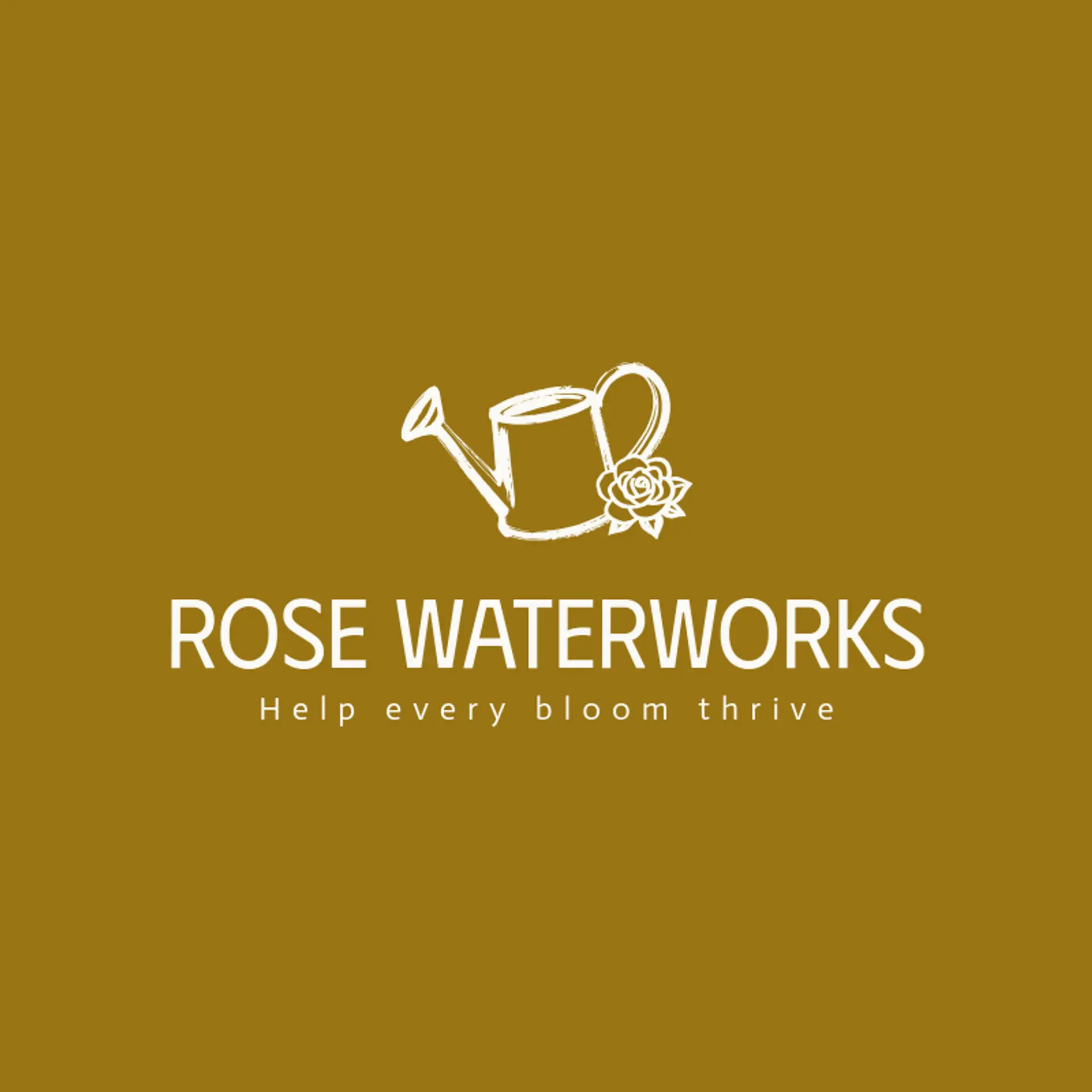 Rose Waterworks logo for rose
