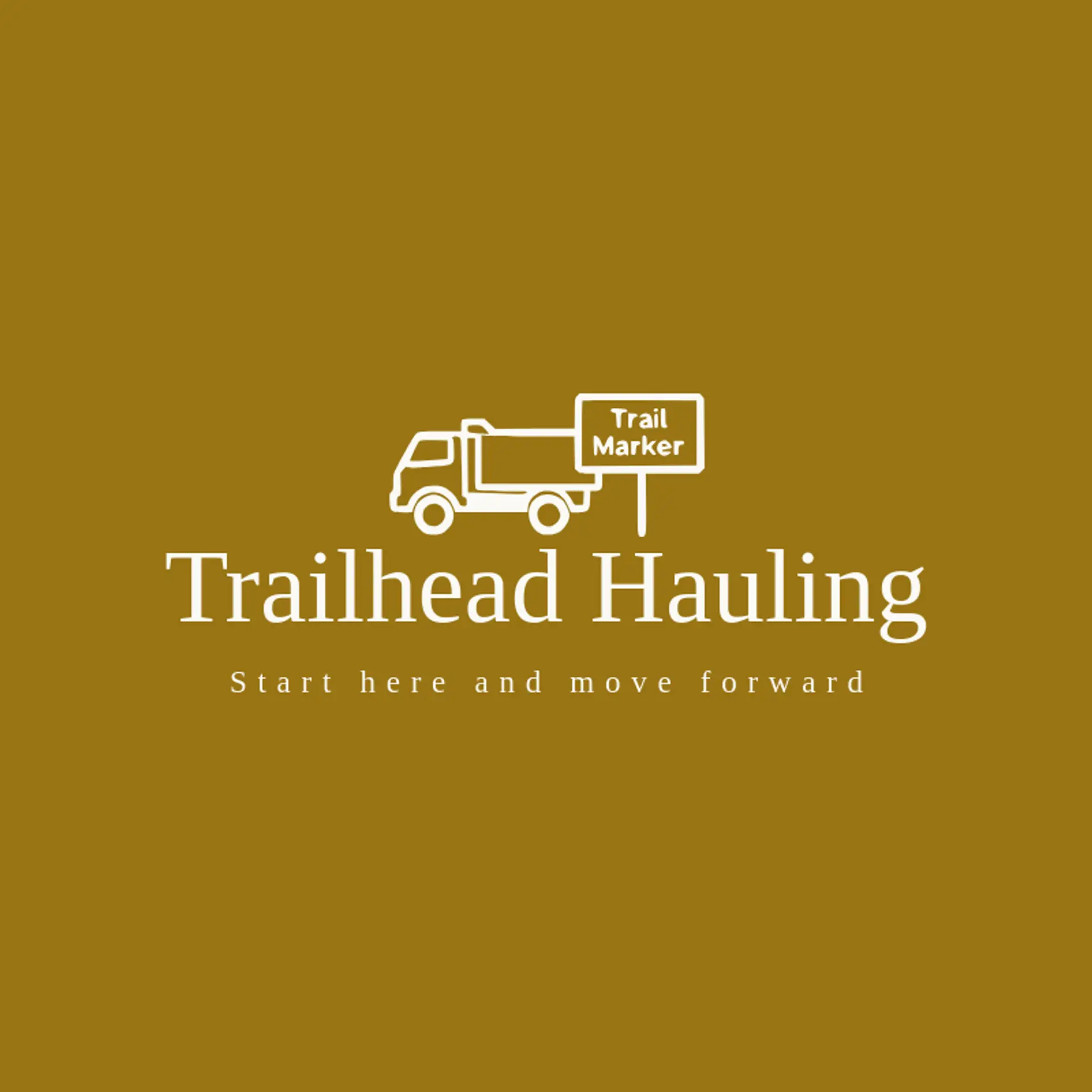 Trailhead Hauling logo for hauling