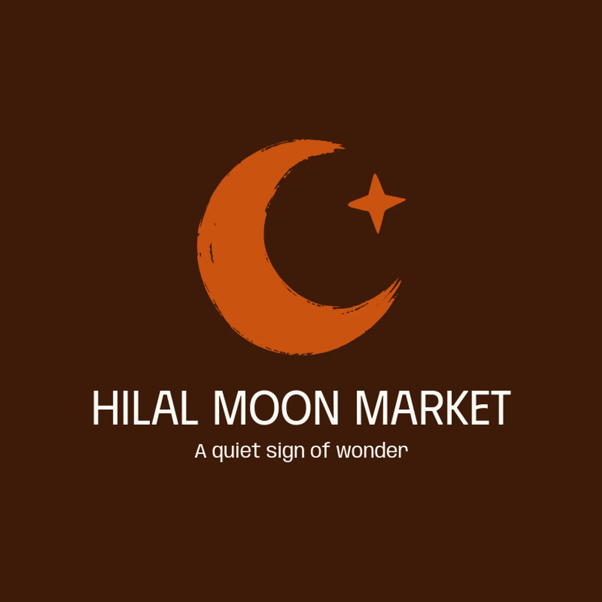 Hilal Moon Market logo for arabic