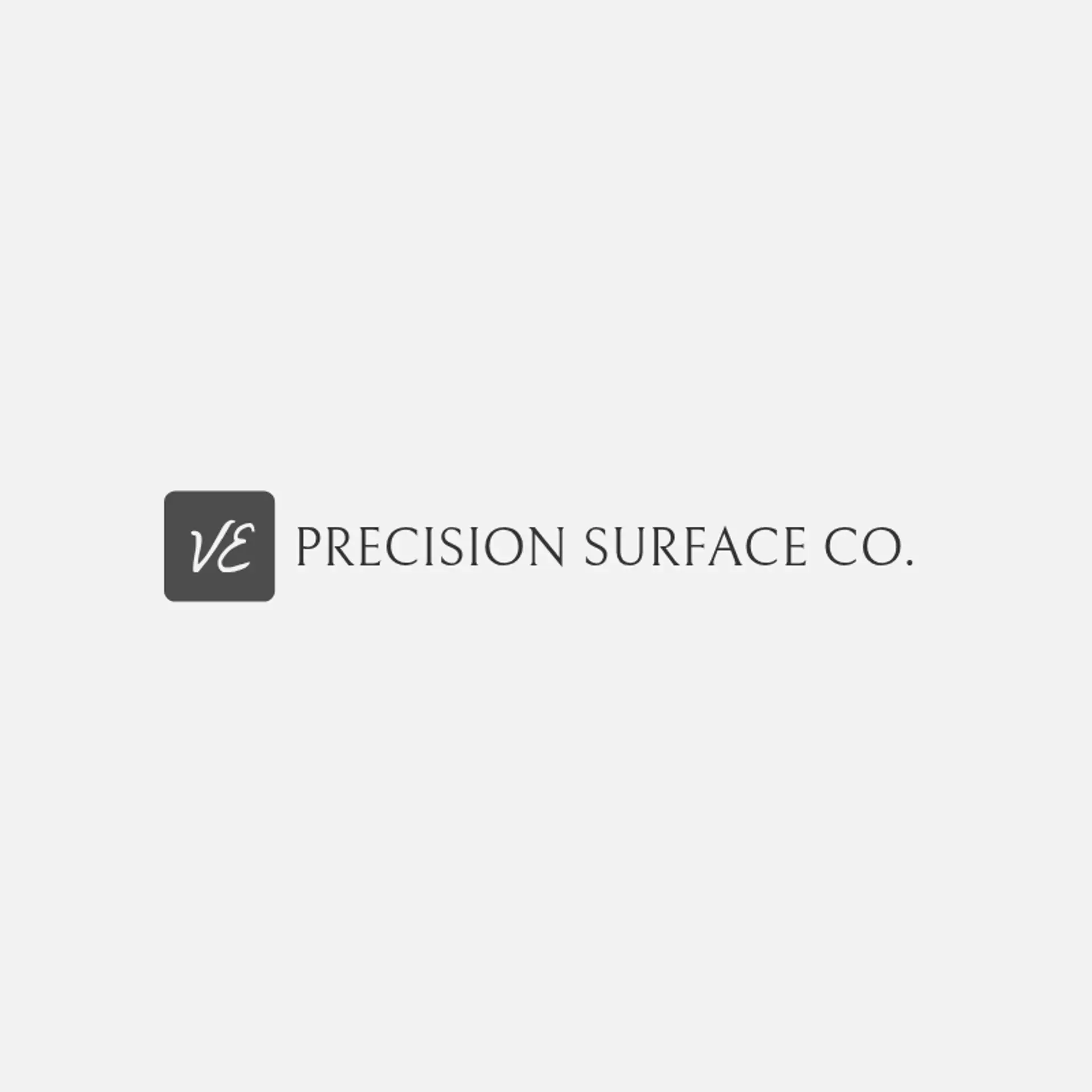 Precision Surface Co. logo for construction dry wall