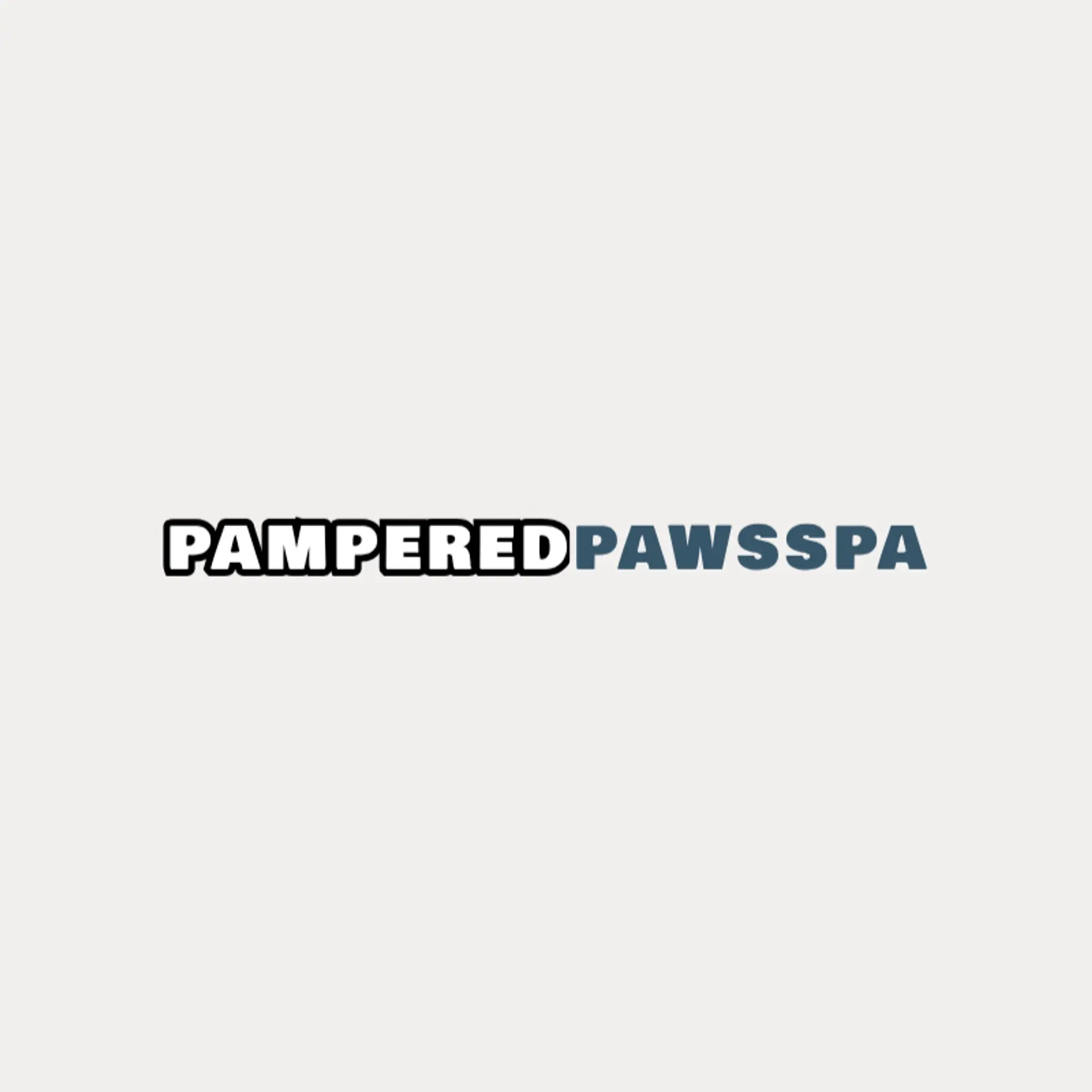 Pampered Paws Spa logo for pet grooming