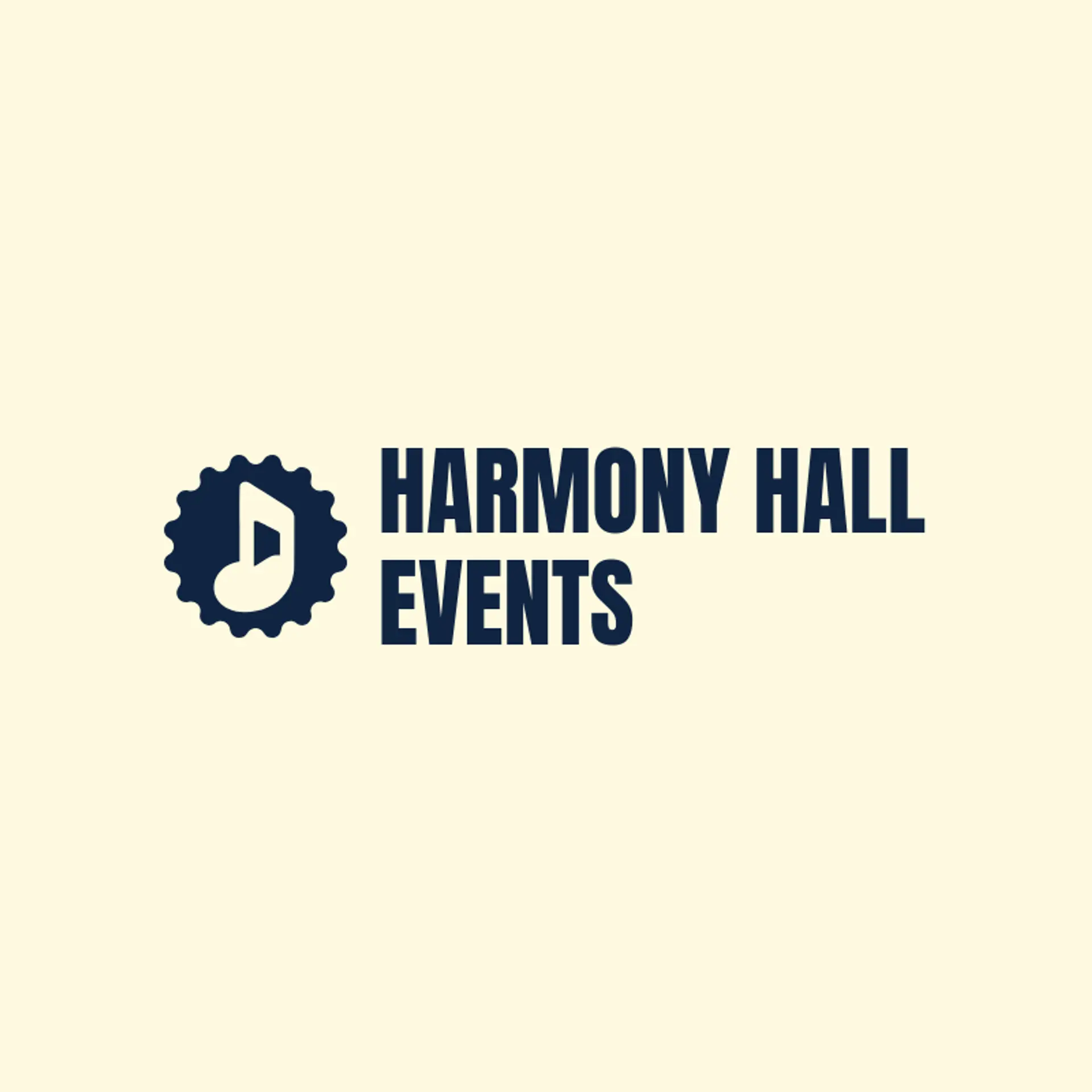 Harmony Hall Events logo for event