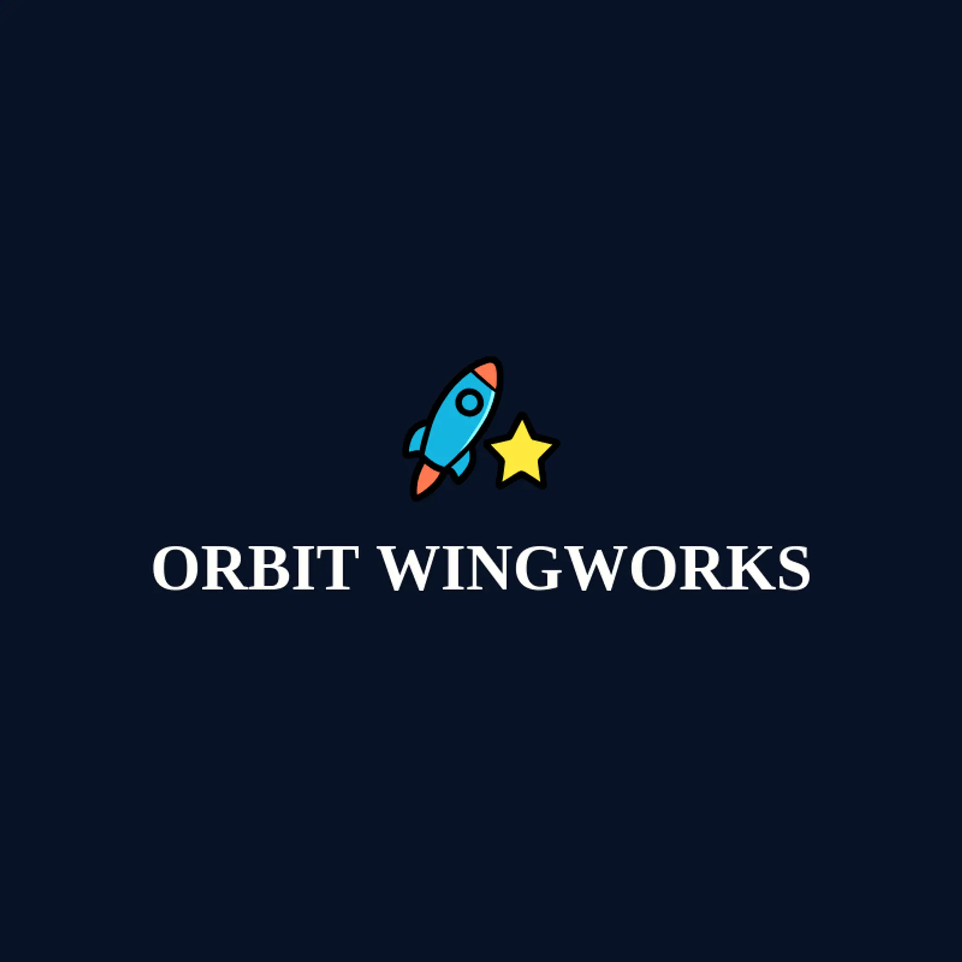 Orbit Wingworks logo for aerospace