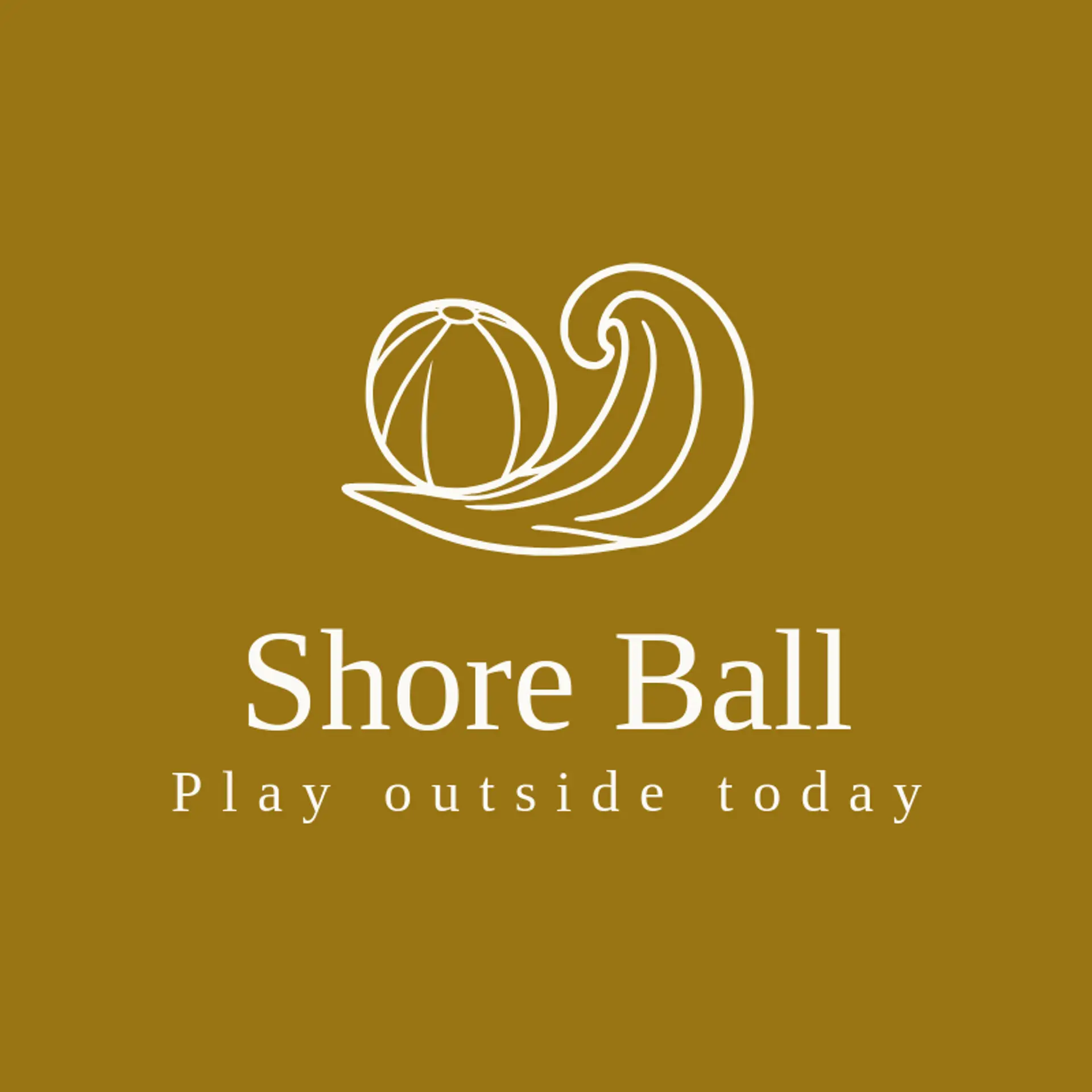 Shore Ball logo for beach