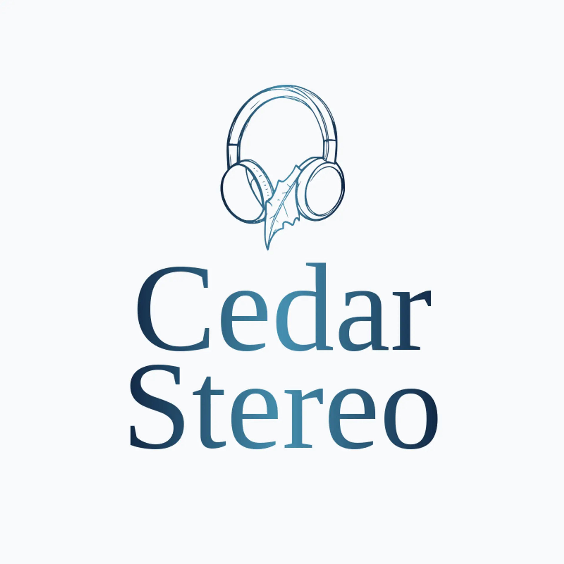 Cedar Stereo logo for headphone