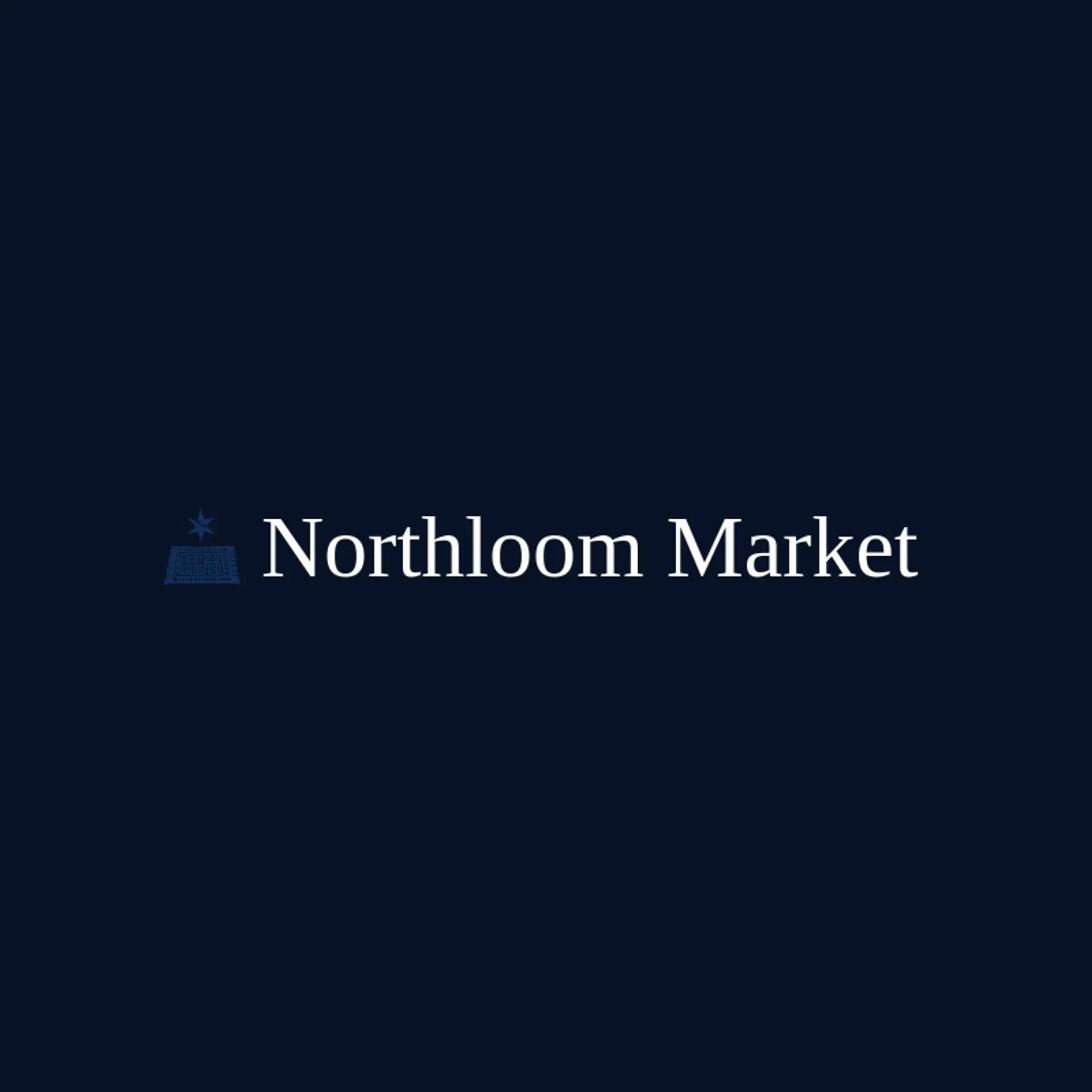 Northloom Market logo for carpet