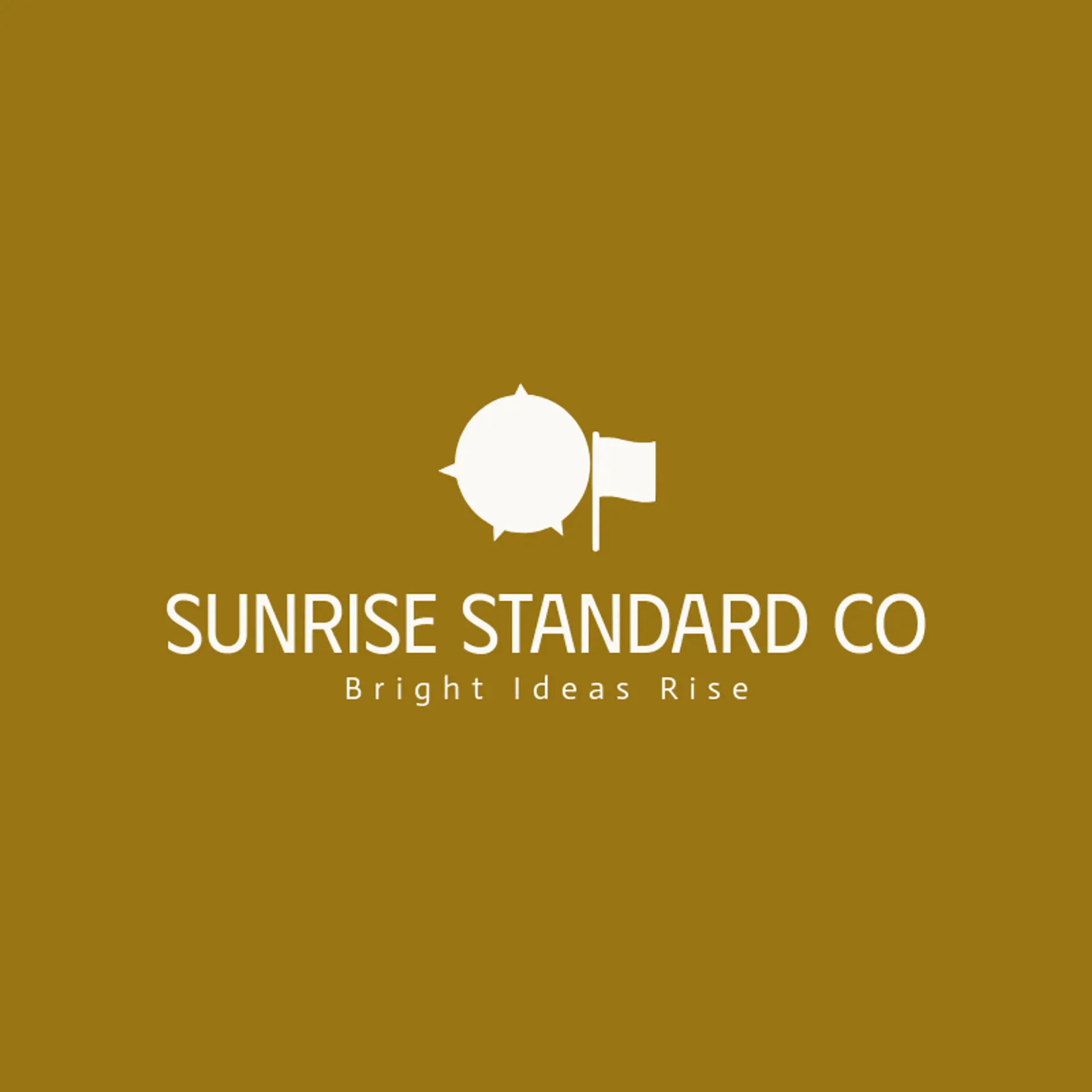 Sunrise Standard Co logo for flag