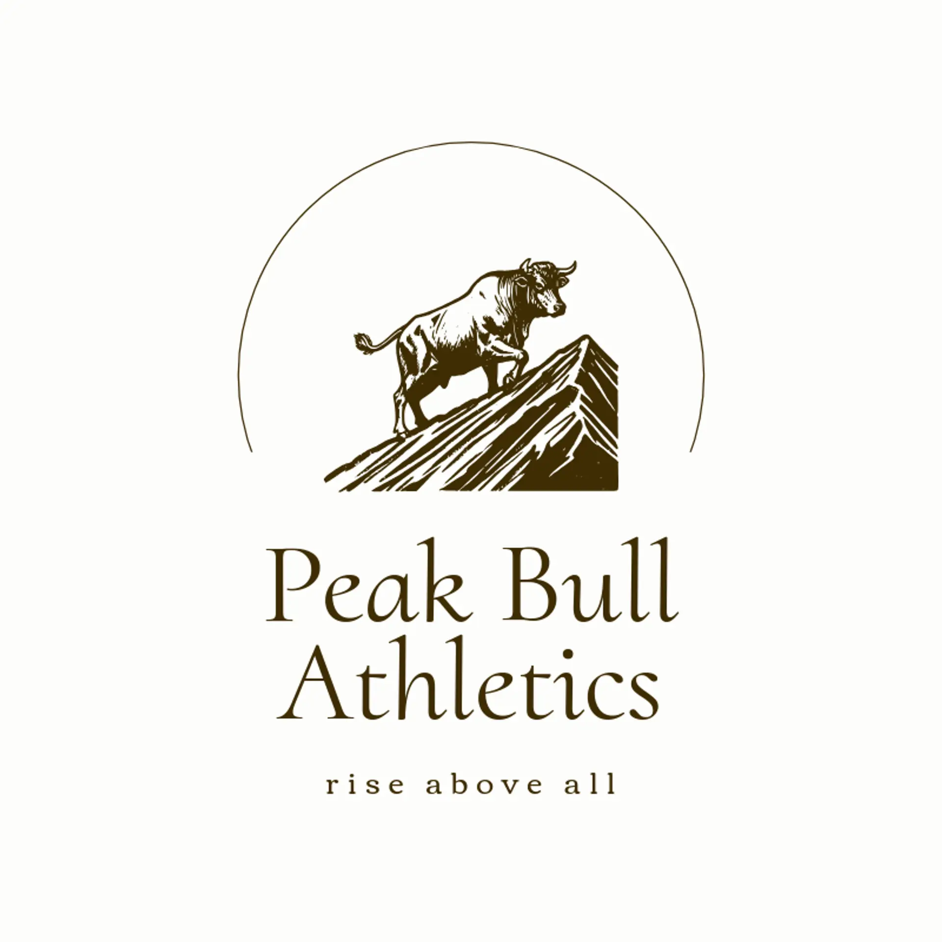 Peak Bull Athletics logo for bull