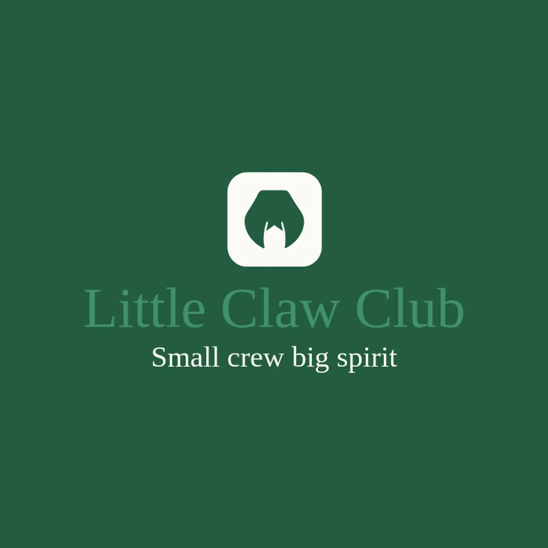 Little Claw Club logo for claw