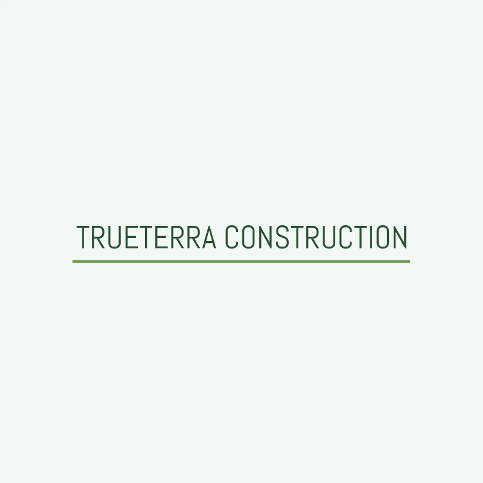TrueTerra Construction logo for construction and landscaping