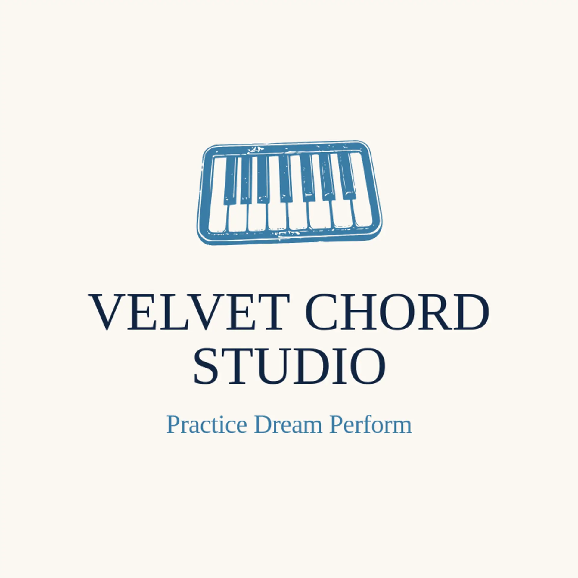Velvet Chord Studio logo for keyboard