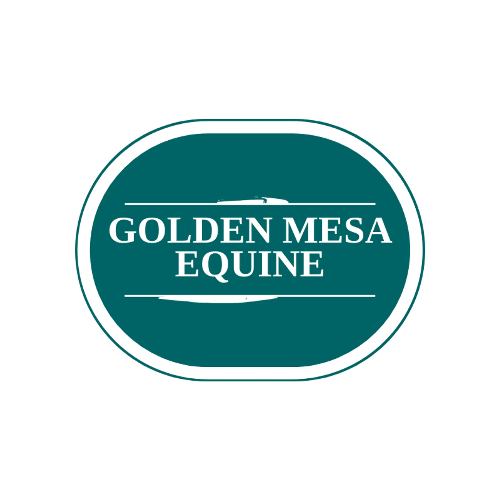 Golden Mesa Equine logo for bronco