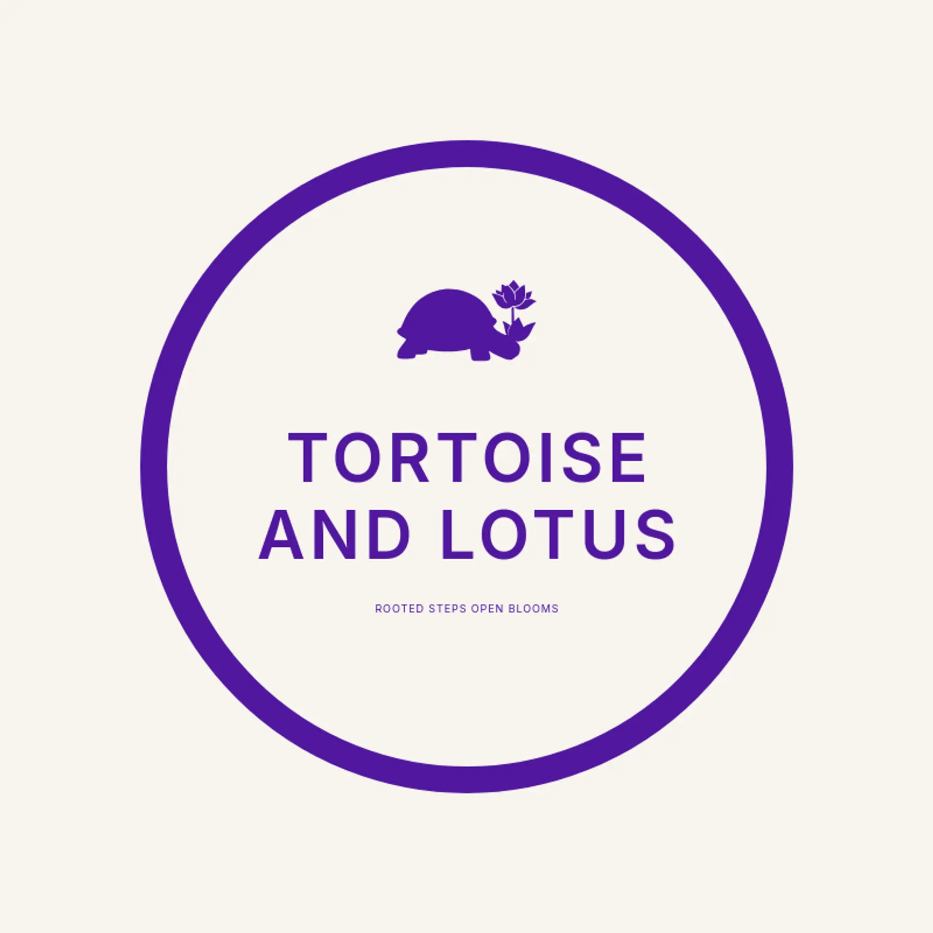 Tortoise And Lotus logo for jainism