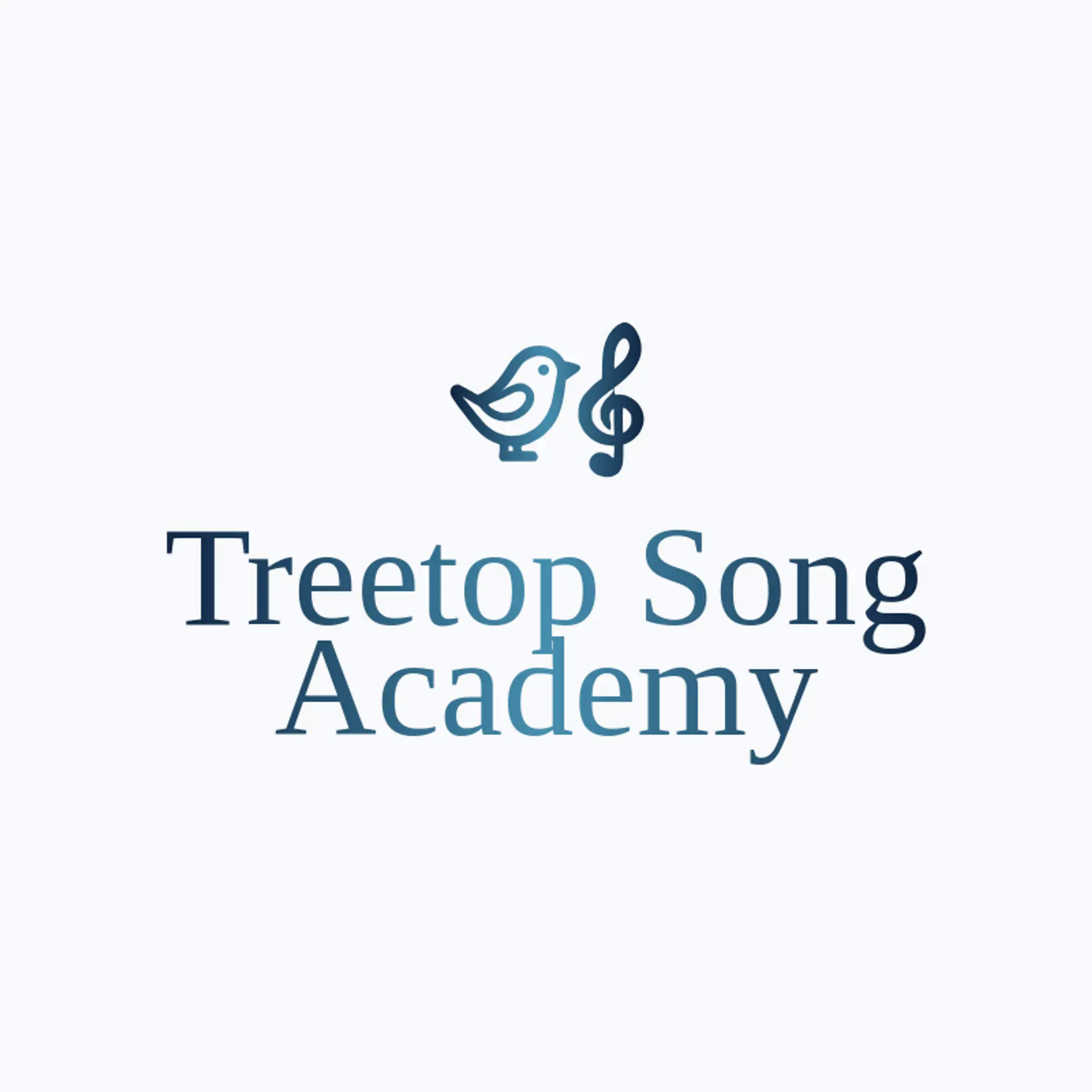 Treetop Song Academy logo for sparrow
