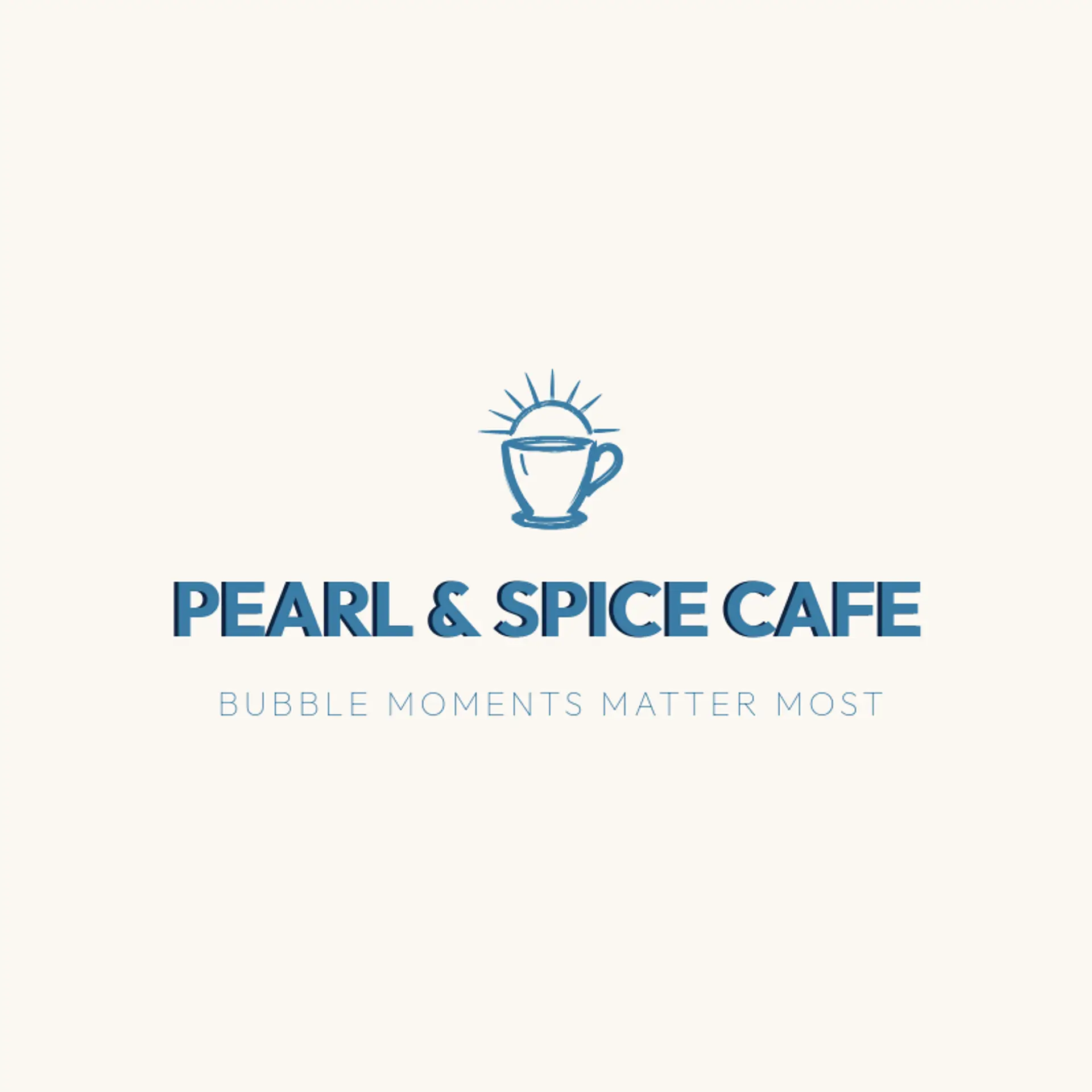 Pearl & Spice Cafe logo for milk tea