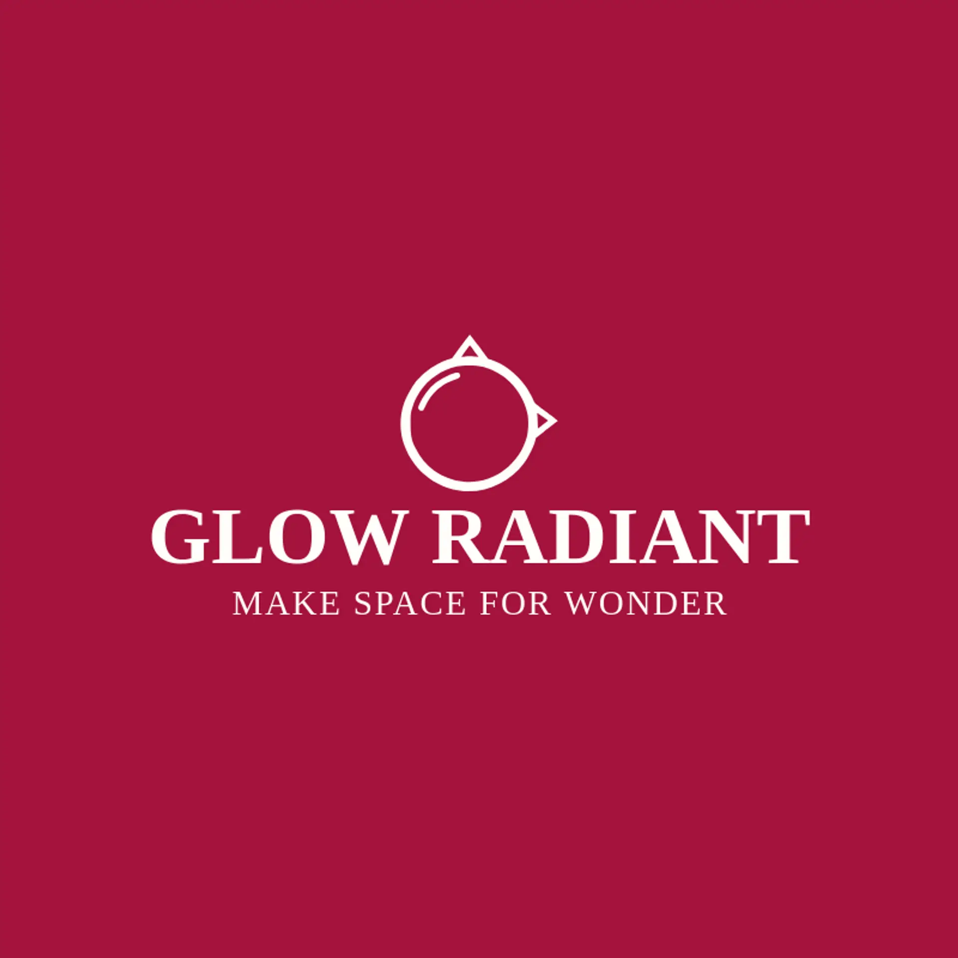 Glow Radiant logo for glow