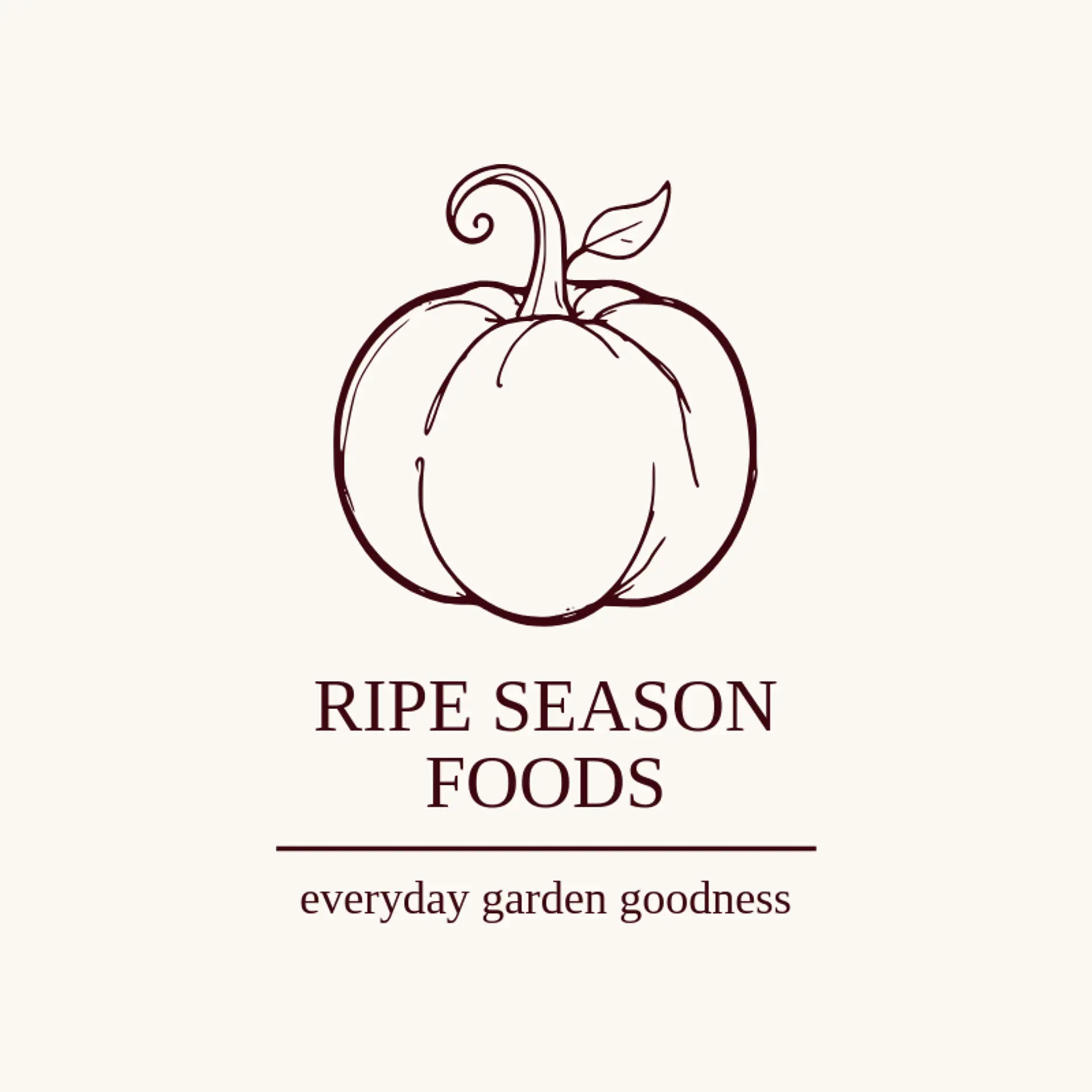 Ripe Season Foods logo for vegetarian