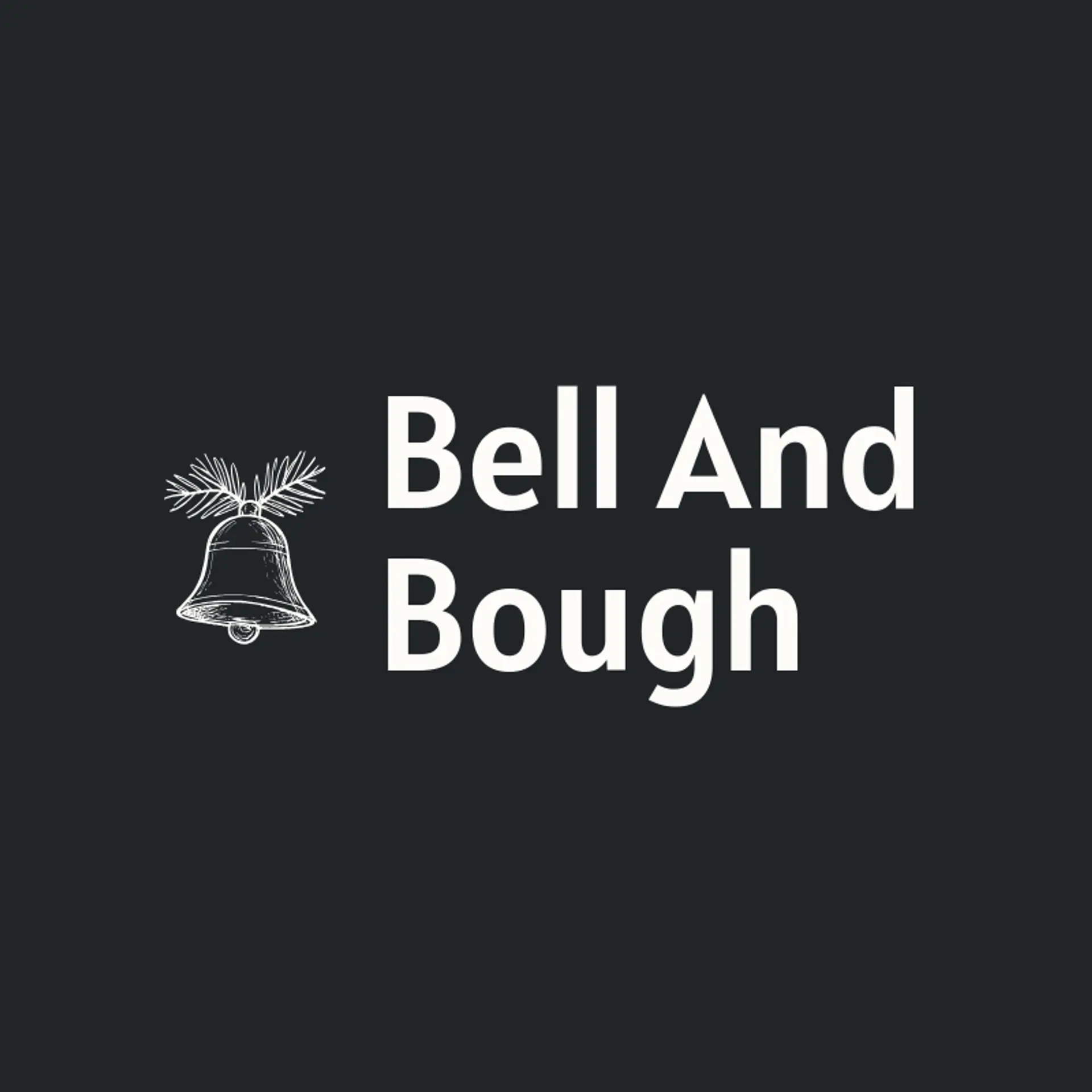 Bell and Bough logo for christmas