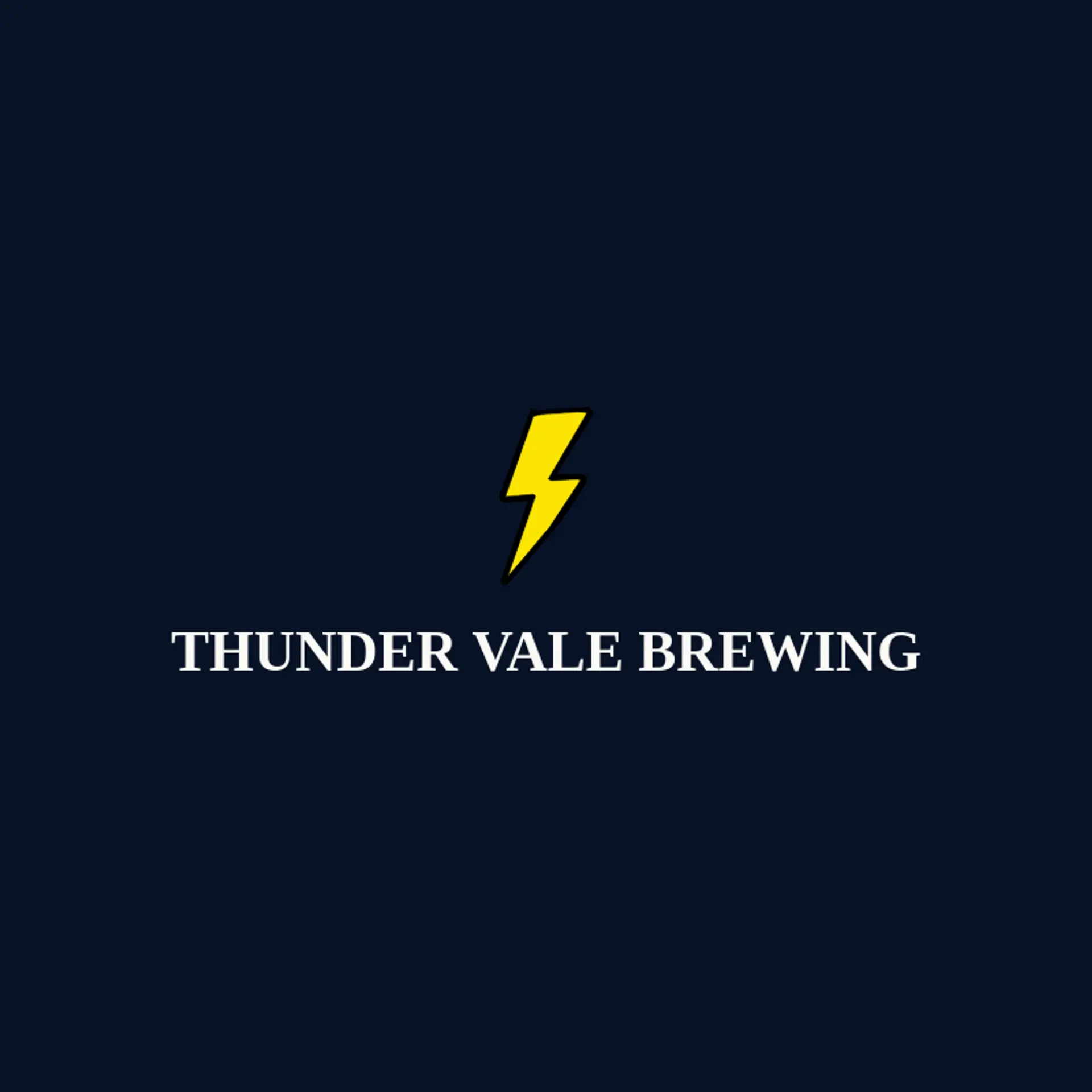 Thunder Vale Brewing logo for thunder