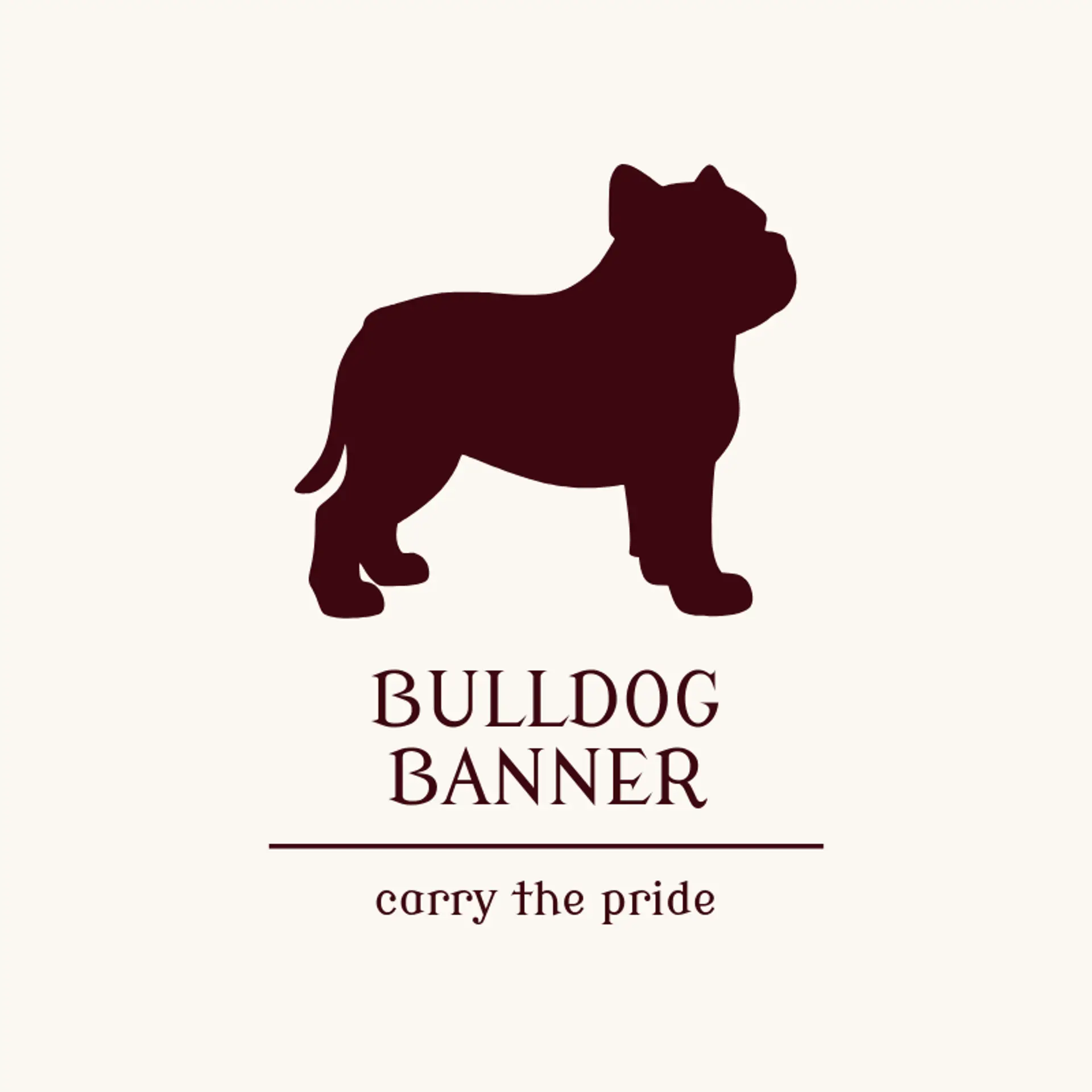 Bulldog Banner logo for bulldog
