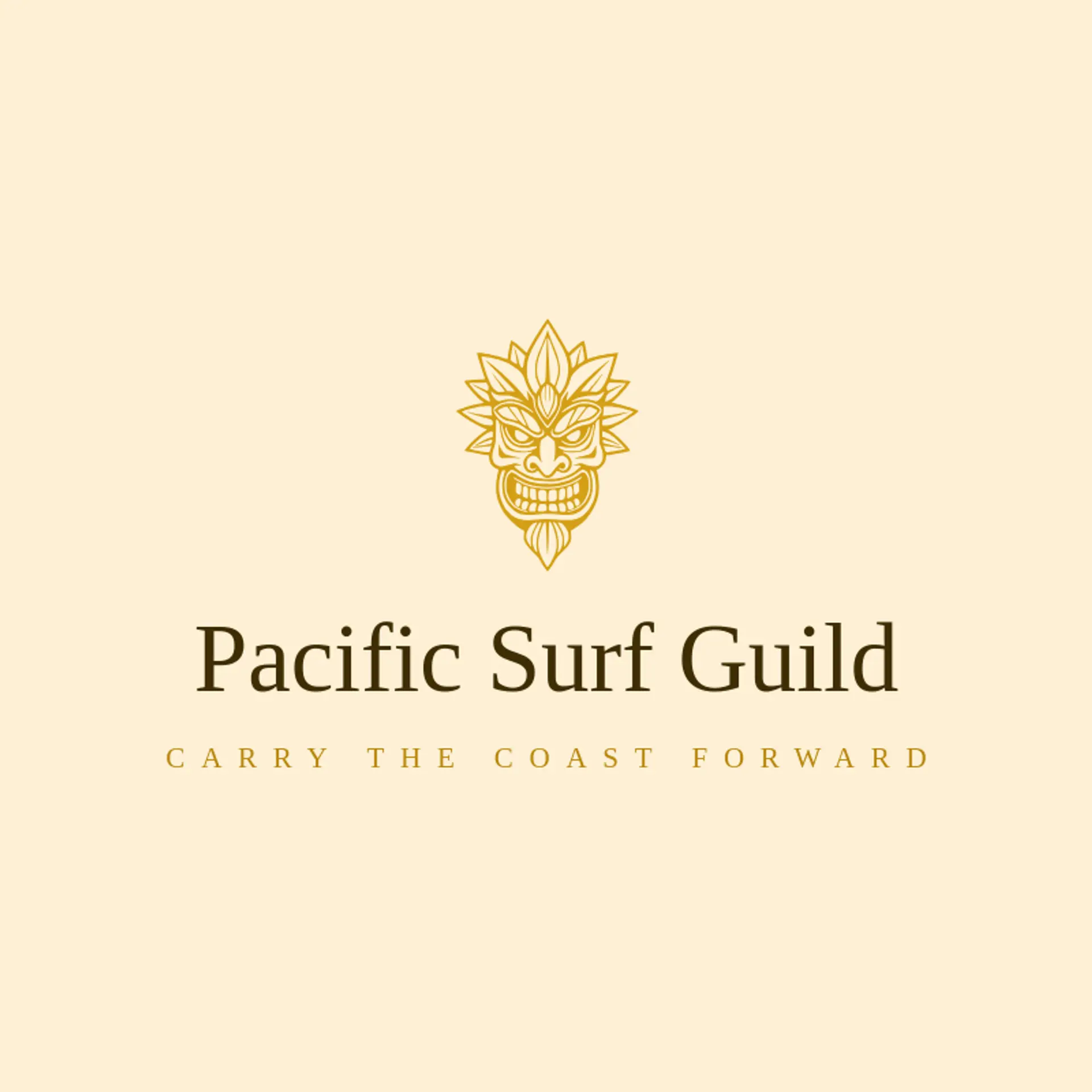 Pacific Surf Guild logo for hawaiian