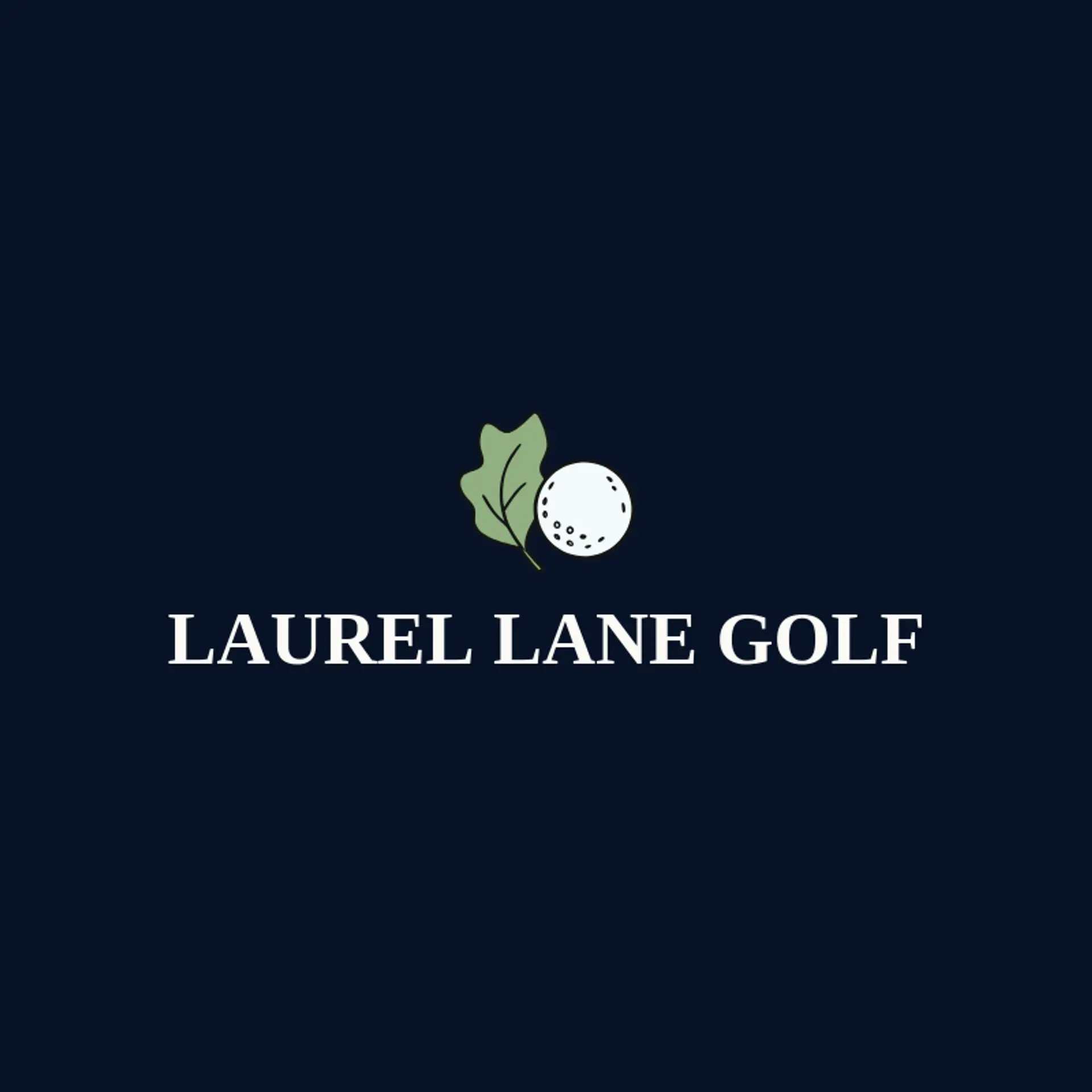 Laurel Lane Golf logo for golf ball