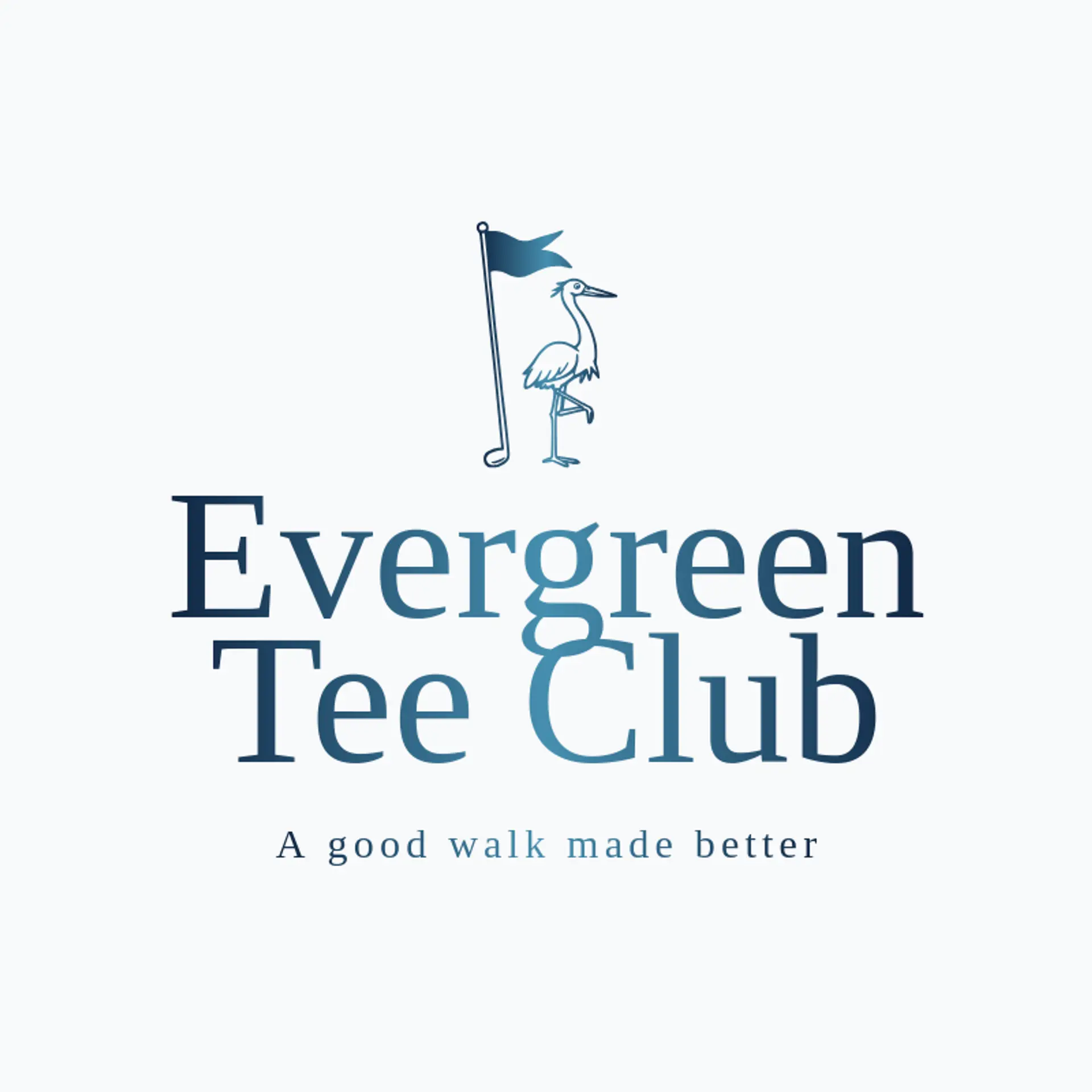 Evergreen Tee Club logo for golf course