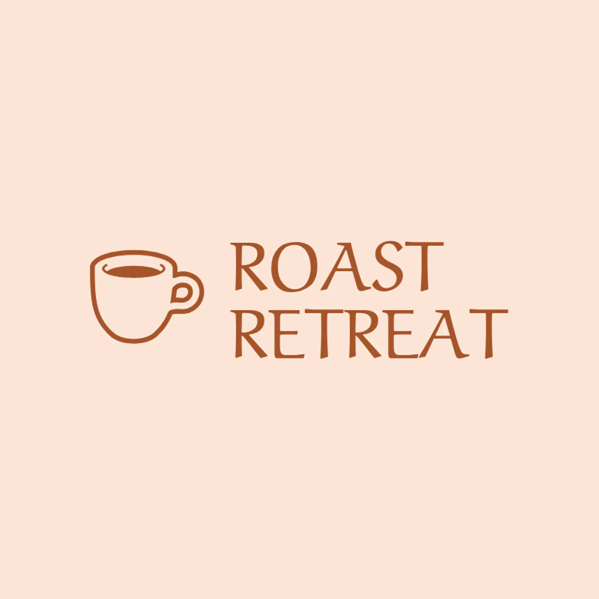 Roast Retreat logo for cafe