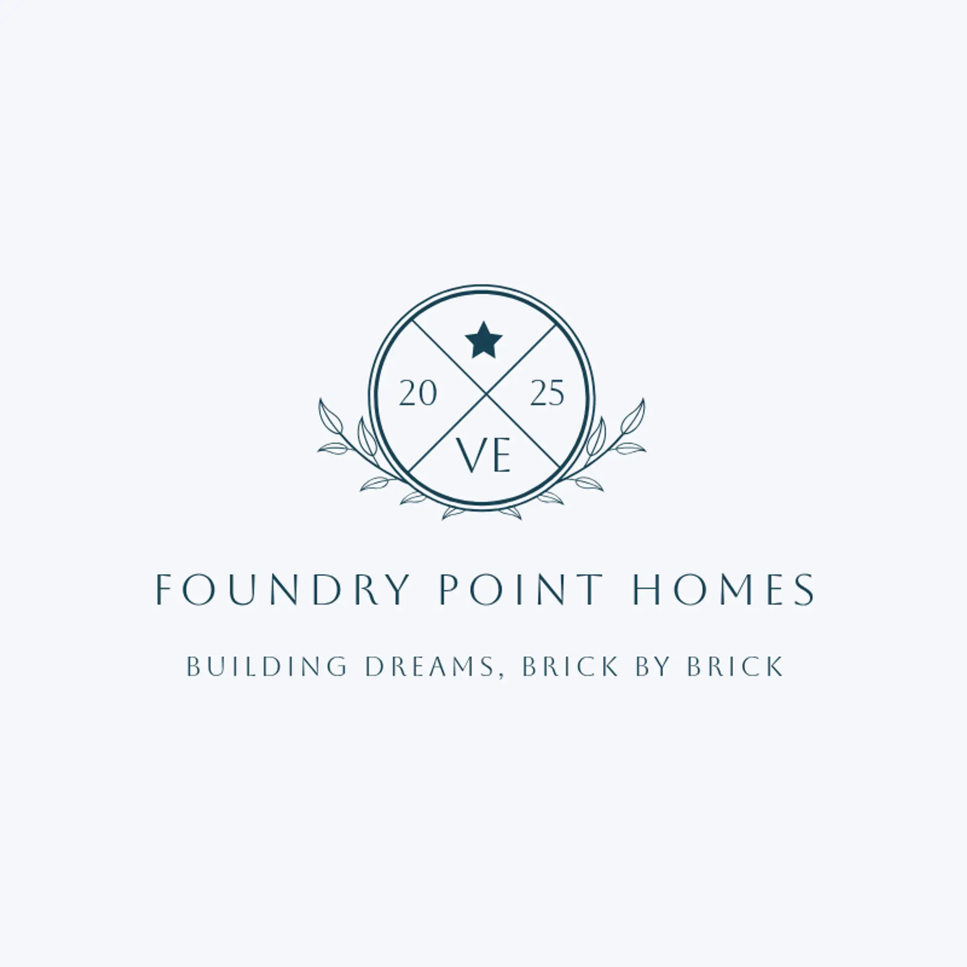 Foundry Point Homes logo for home construction