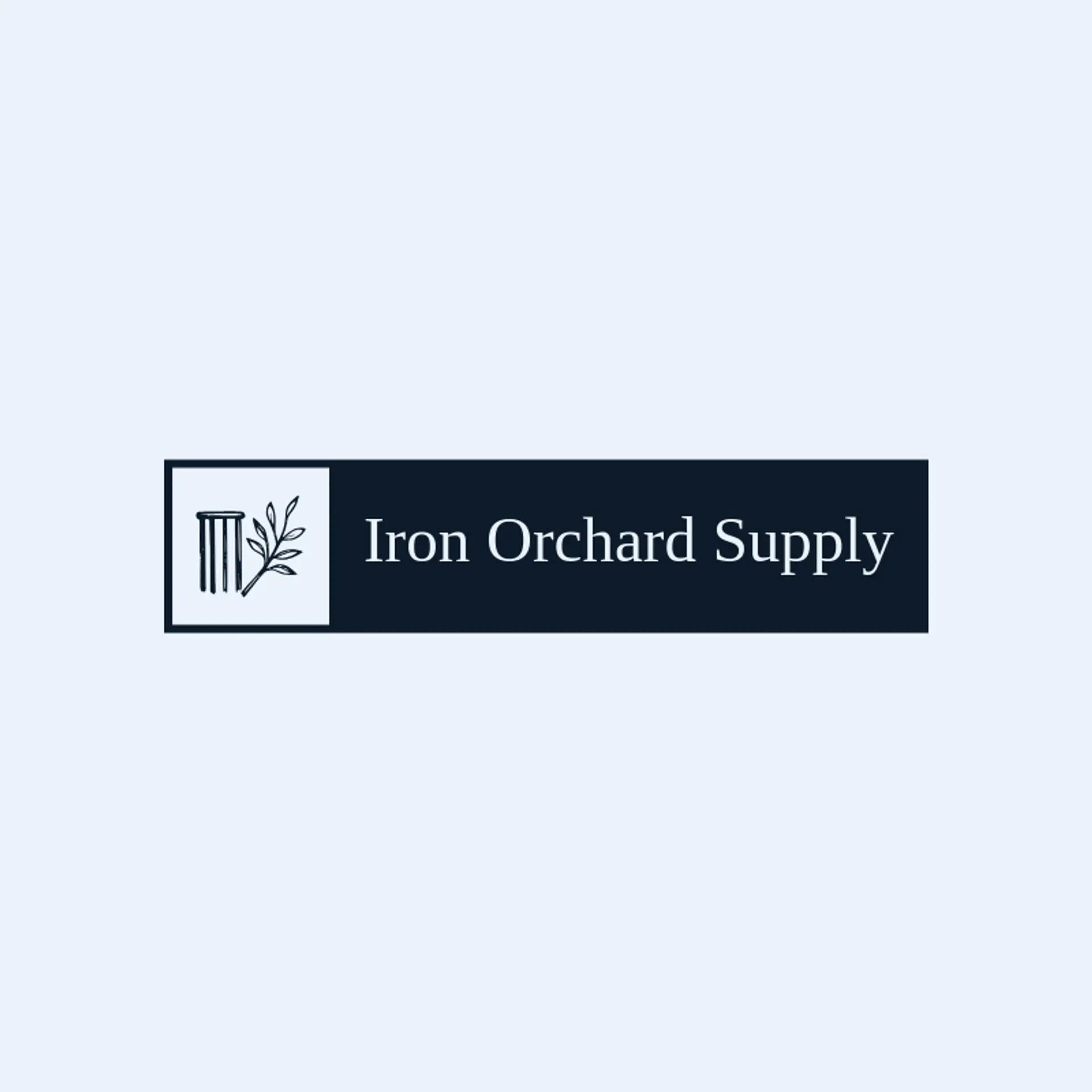 Iron Orchard Supply logo for iron