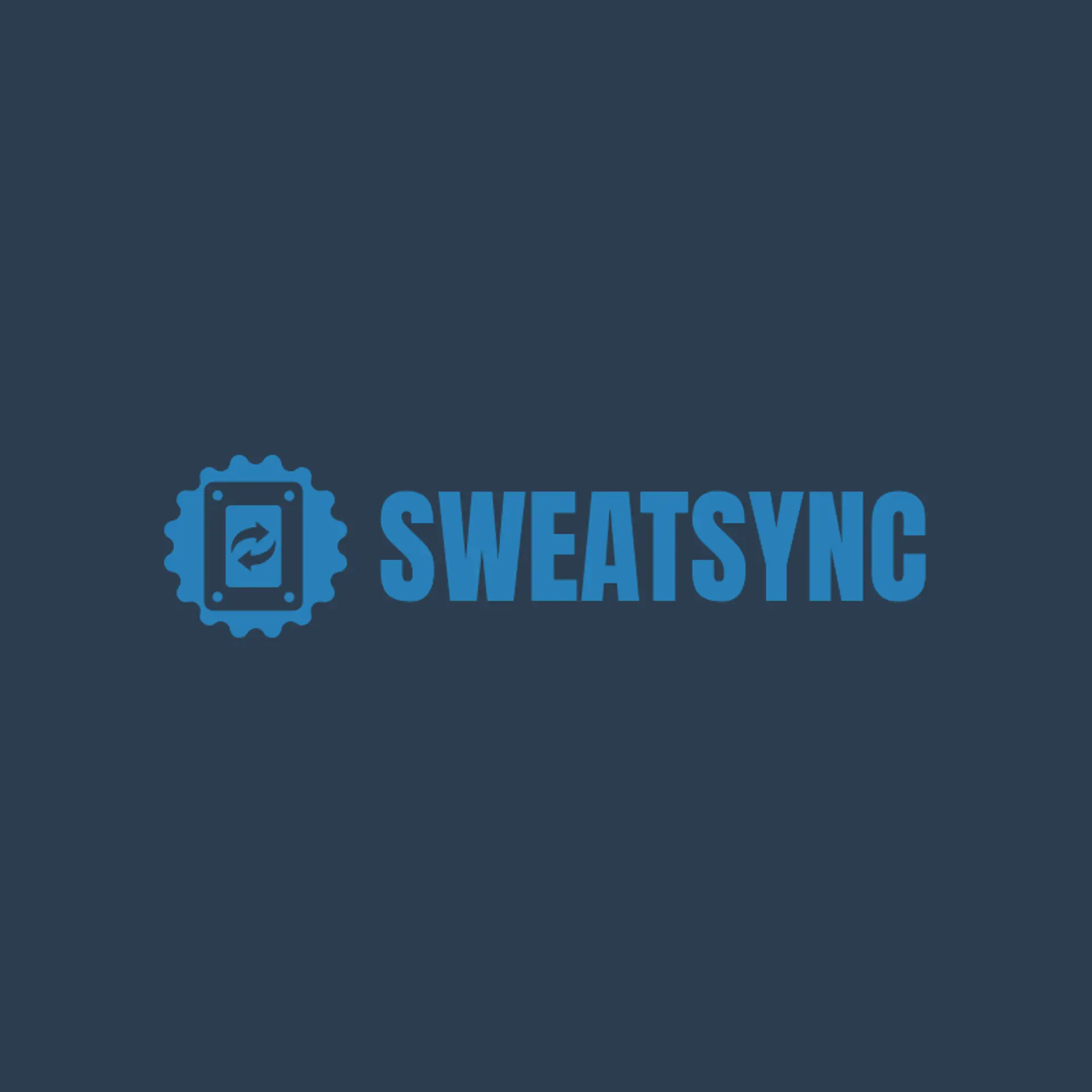 SweatSync logo for fitness app