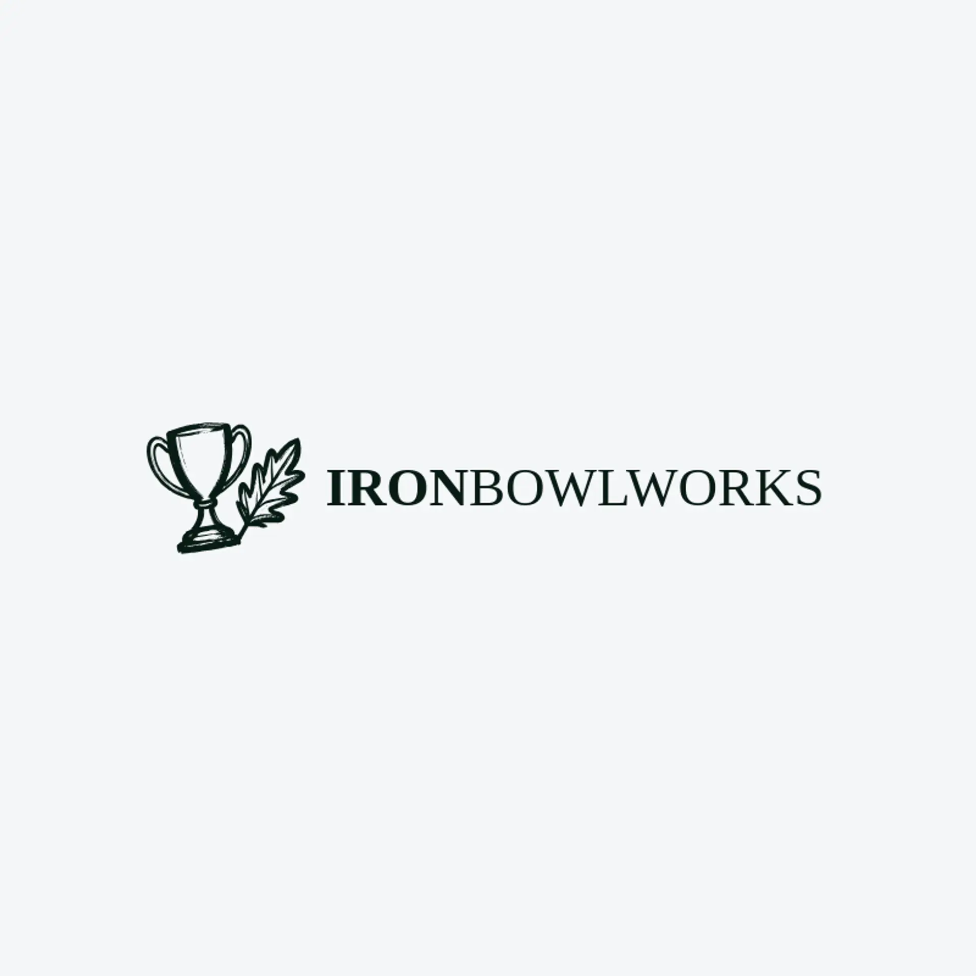 Iron Bowl Works logo for american football
