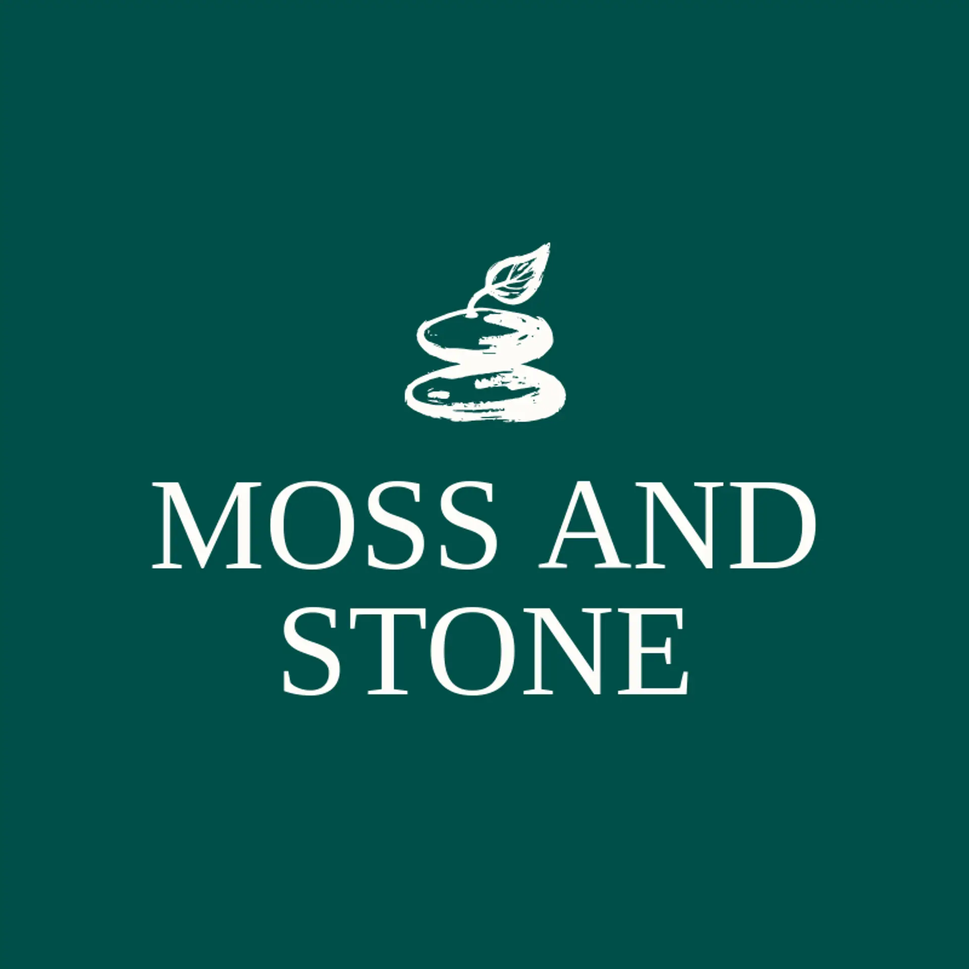 Moss And Stone logo for massage