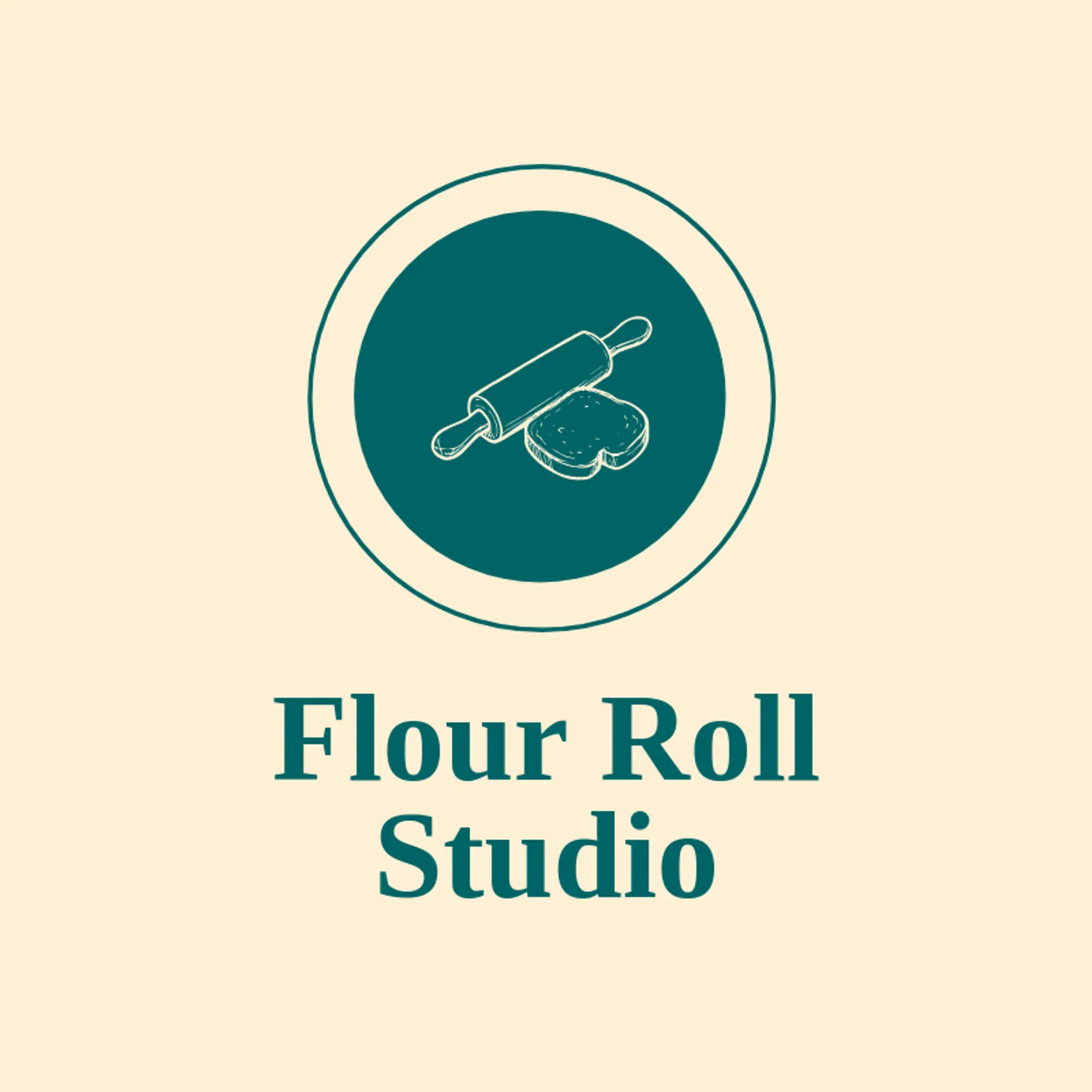 Flour Roll Studio logo for bread